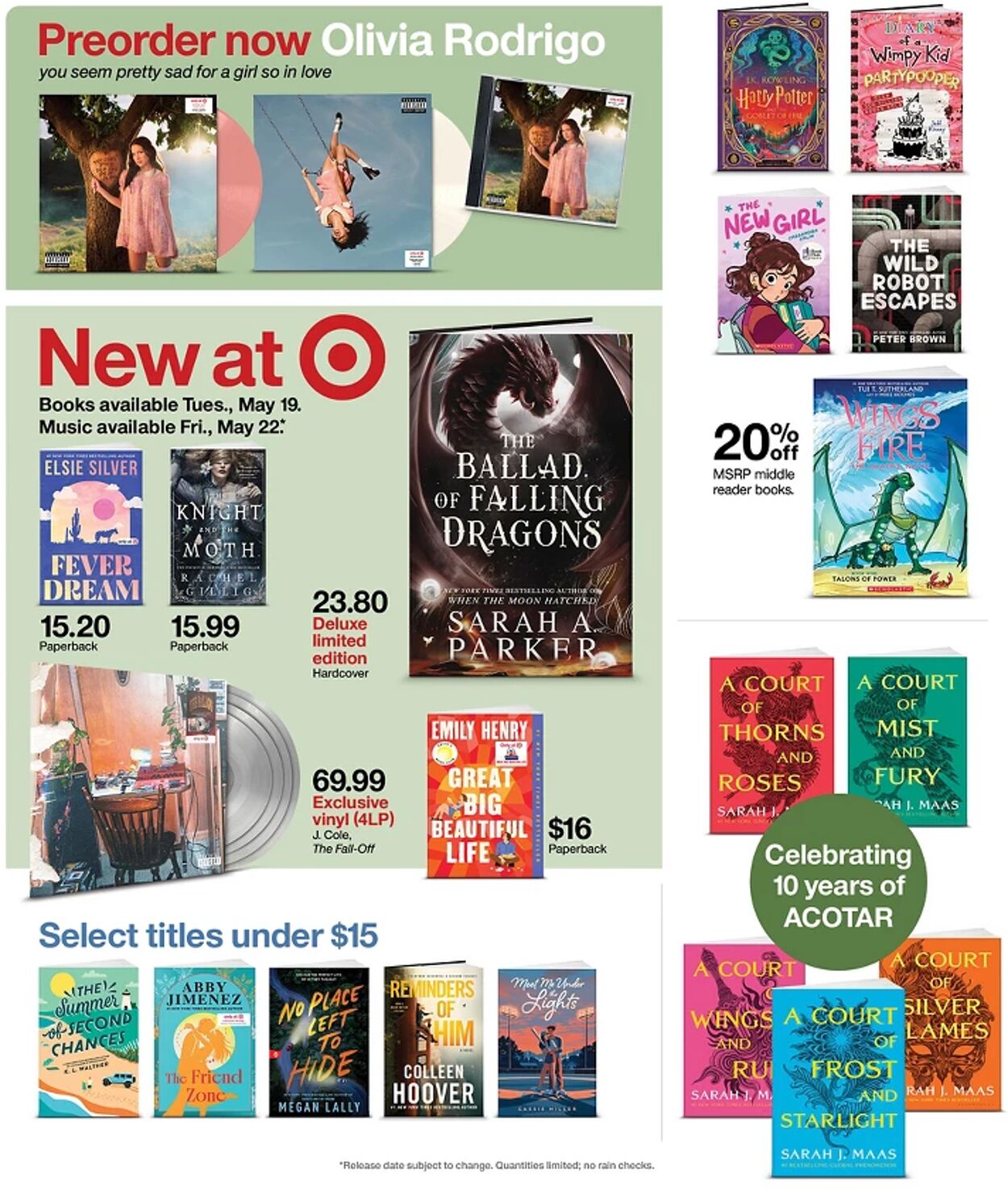 Catalogue Target from 05/17/2026