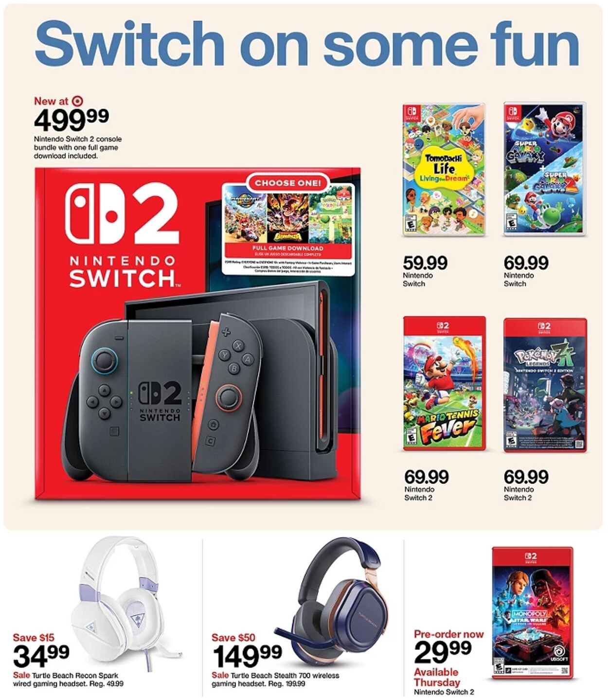 Catalogue Target from 06/07/2026