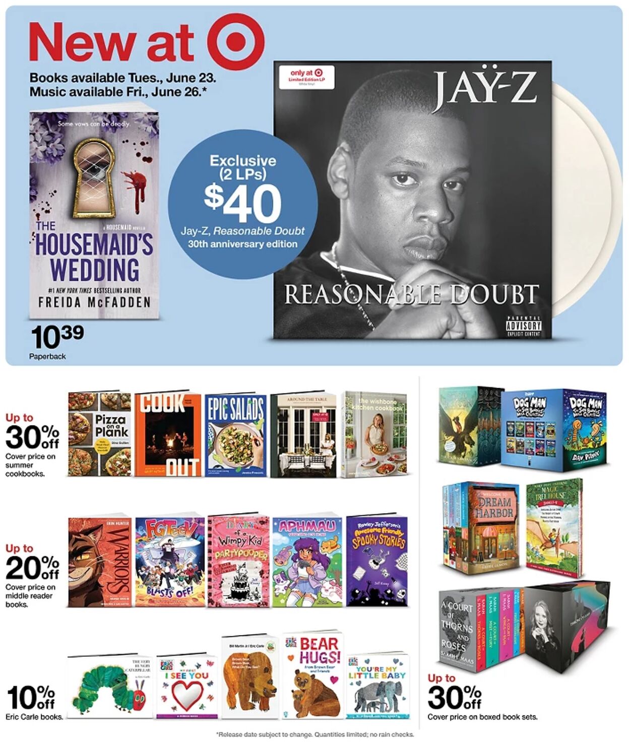 Catalogue Target from 06/21/2026