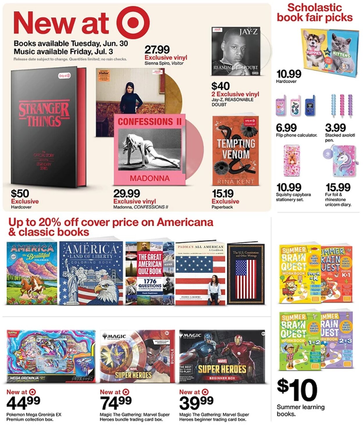 Catalogue Target from 06/28/2026