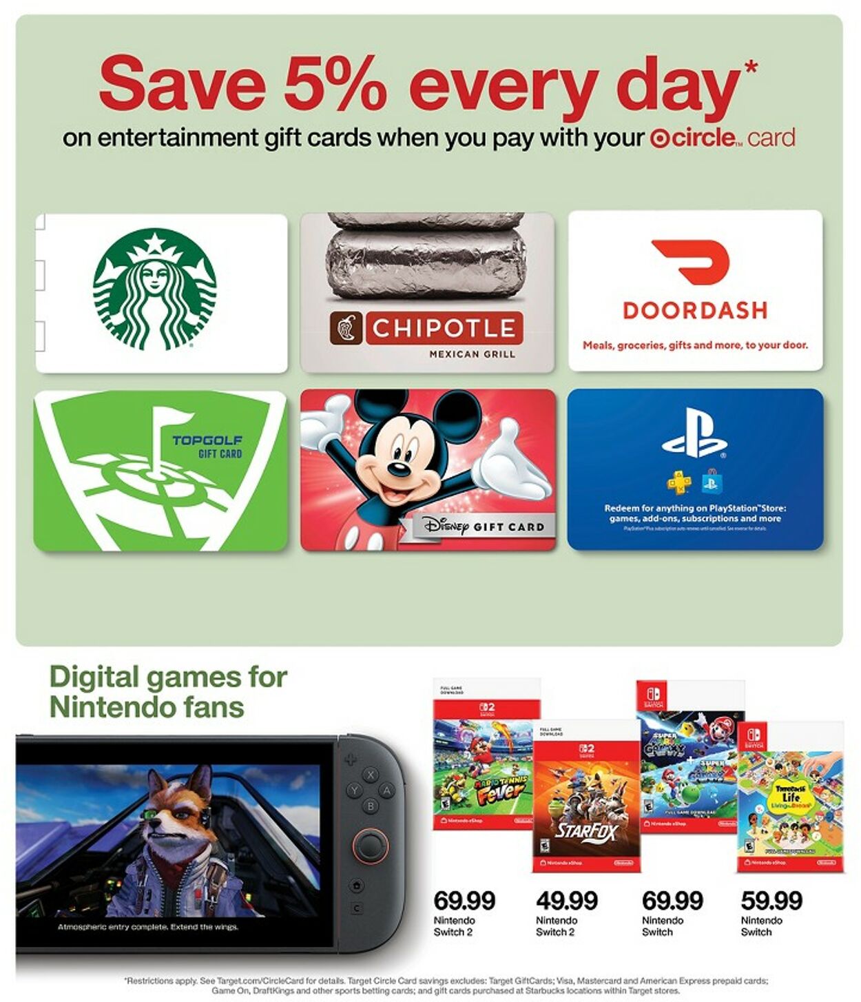 Catalogue Target from 07/12/2026