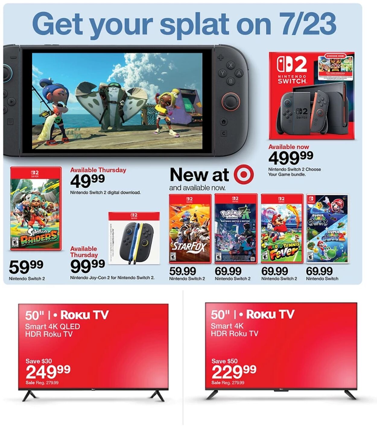 Catalogue Target from 07/19/2026