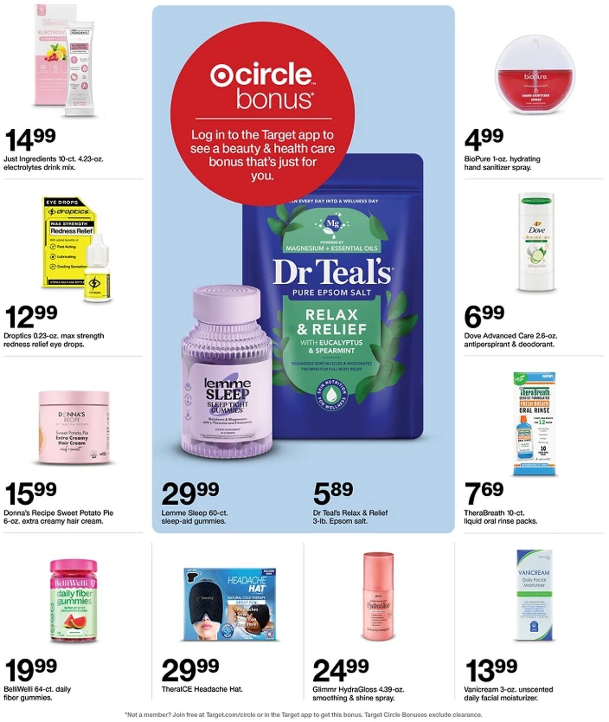 Catalogue Target from 07/19/2026