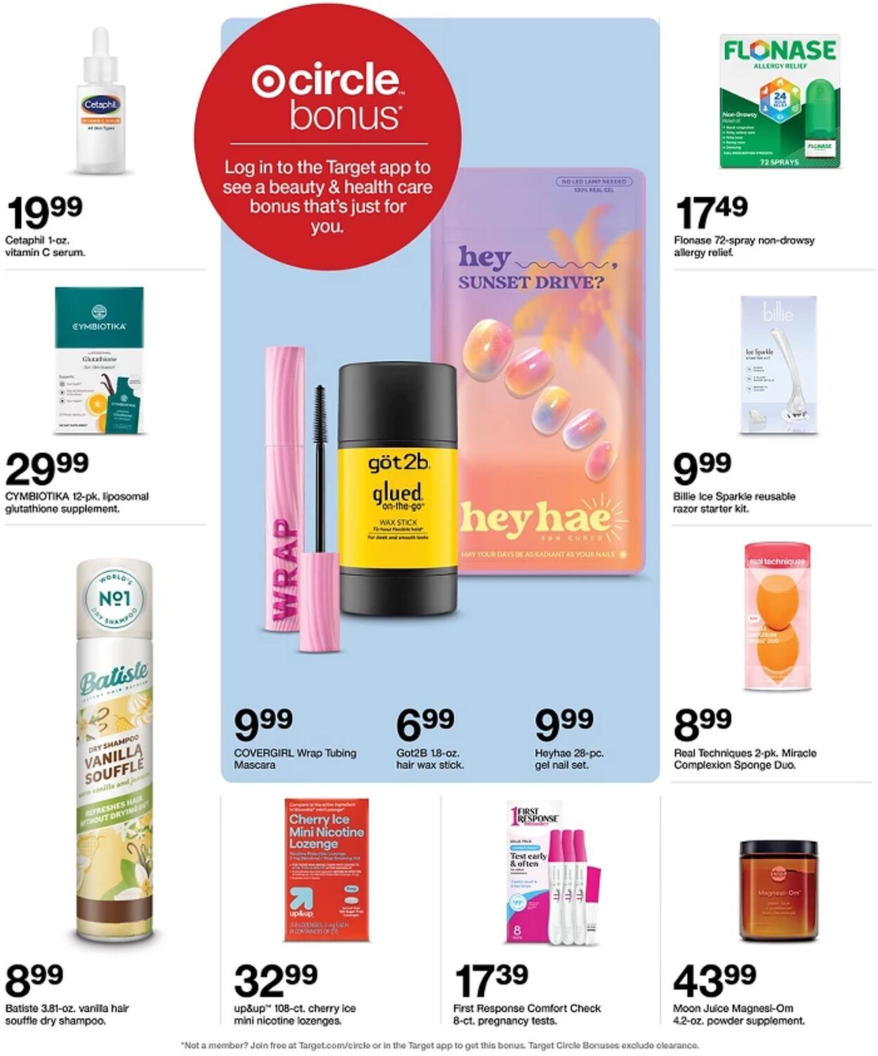 Catalogue Target from 07/19/2026