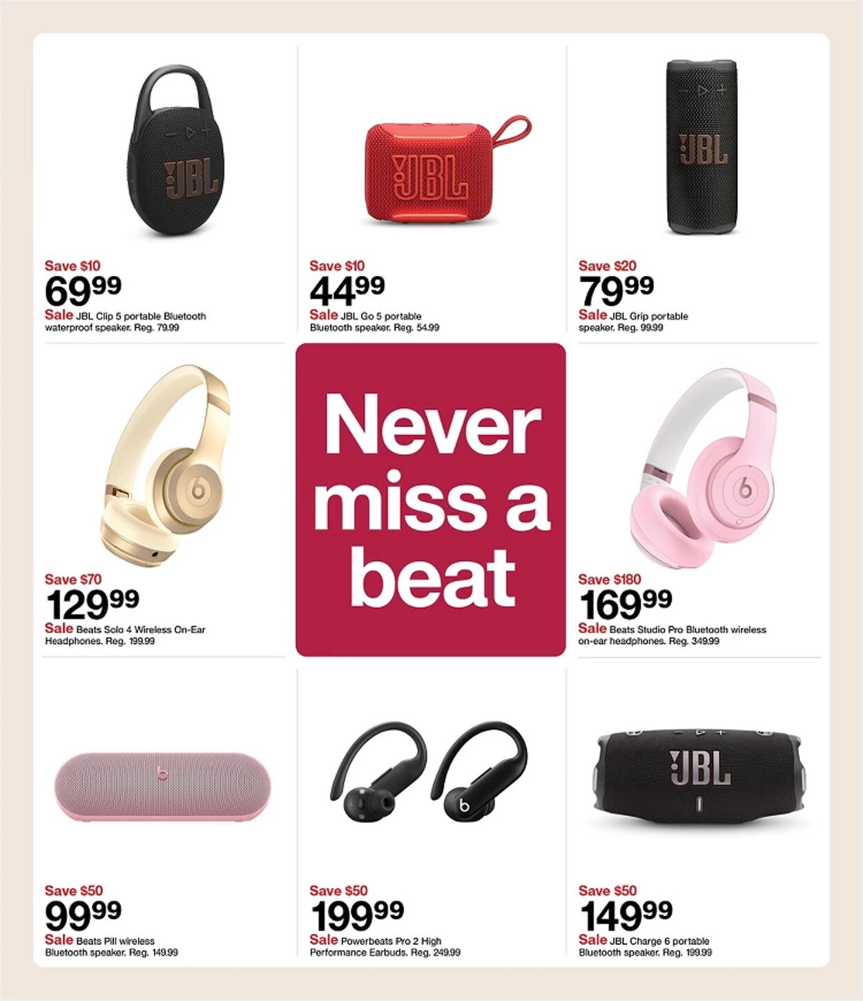 Catalogue Target from 08/09/2026