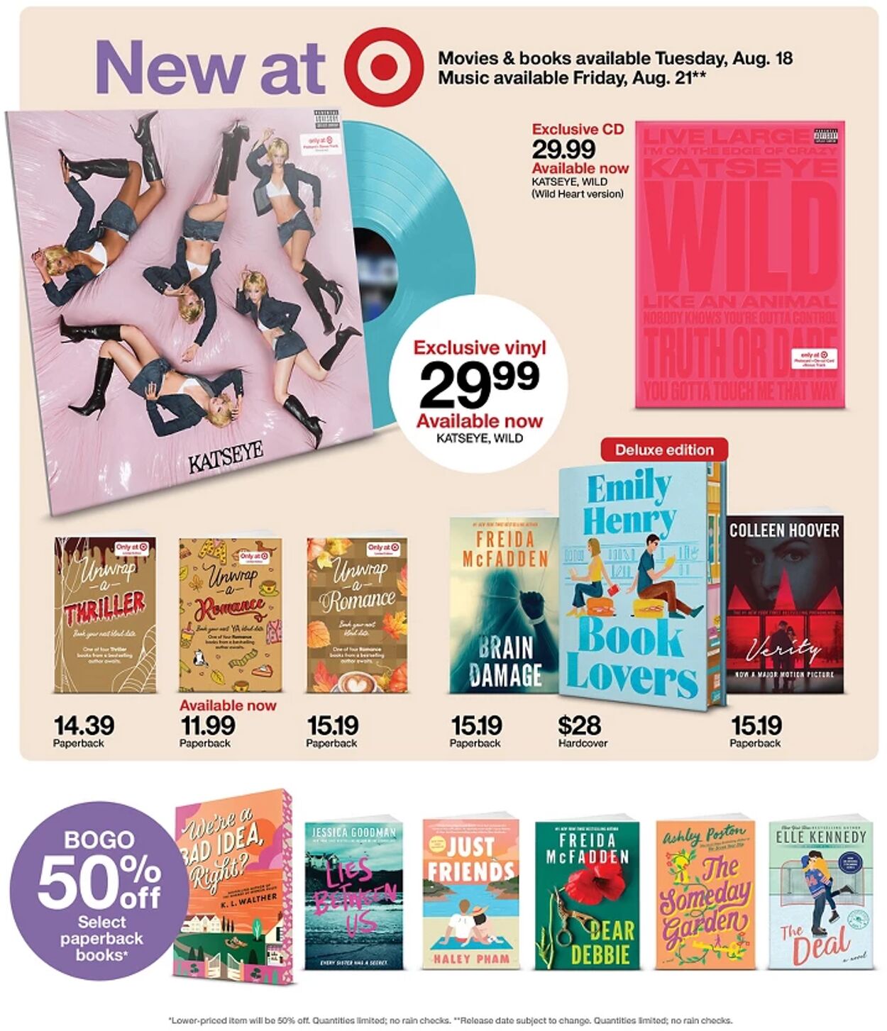 Catalogue Target from 08/16/2026