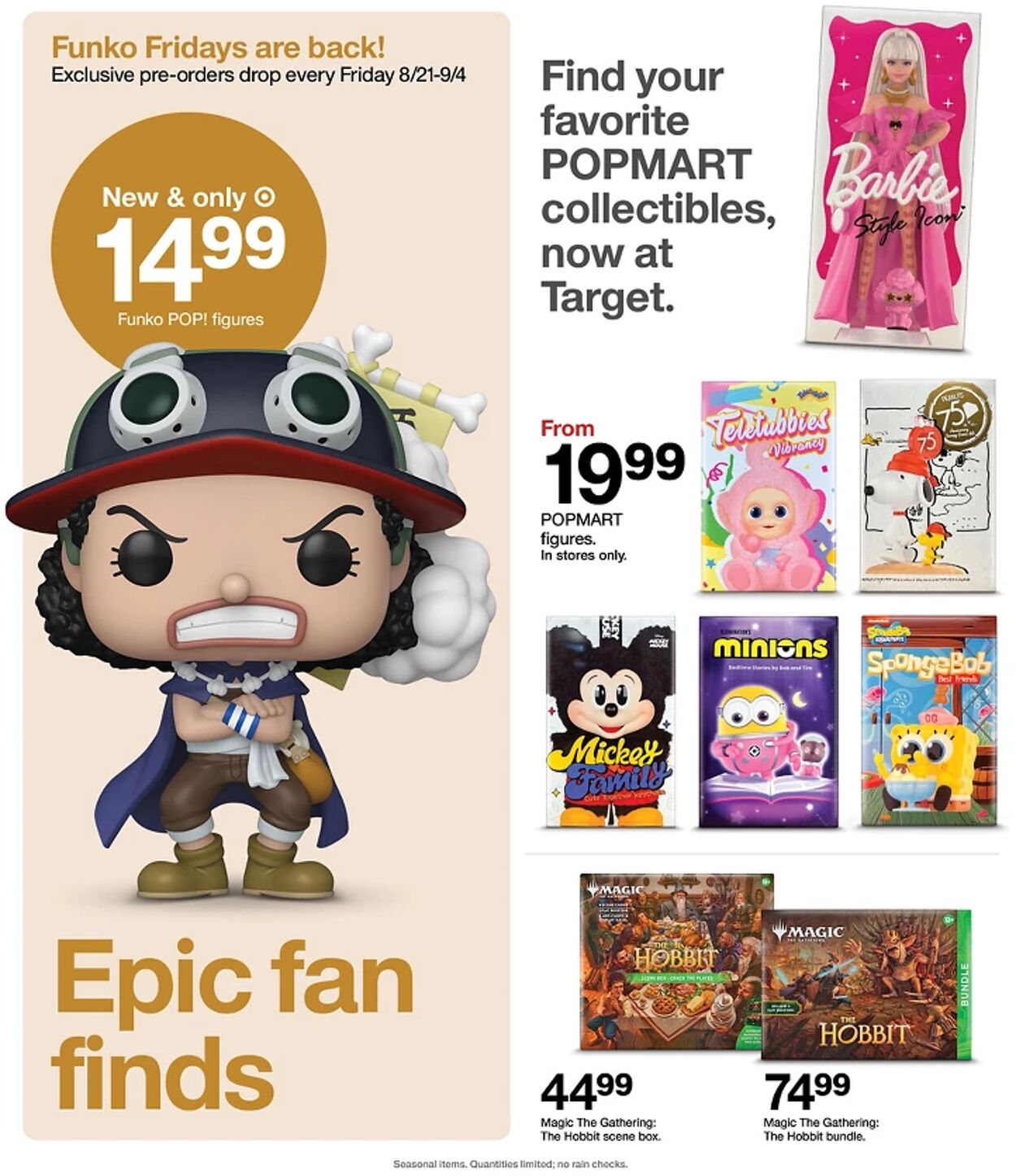 Catalogue Target from 08/16/2026