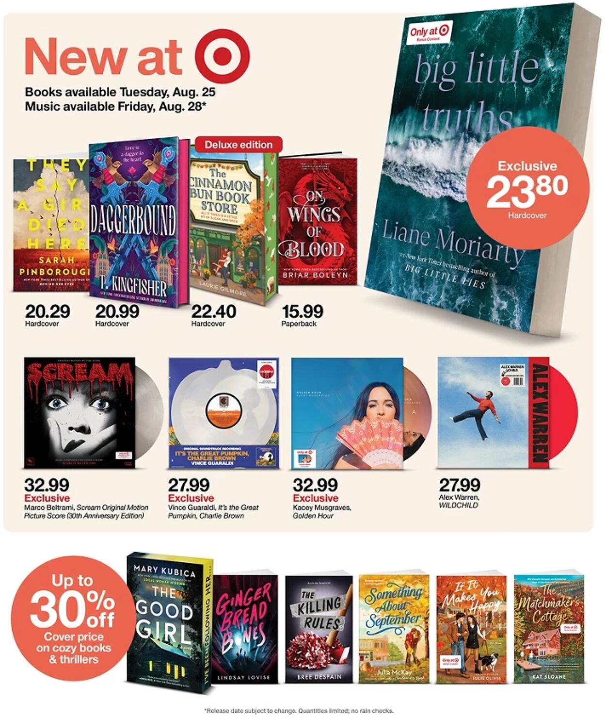 Catalogue Target from 08/23/2026