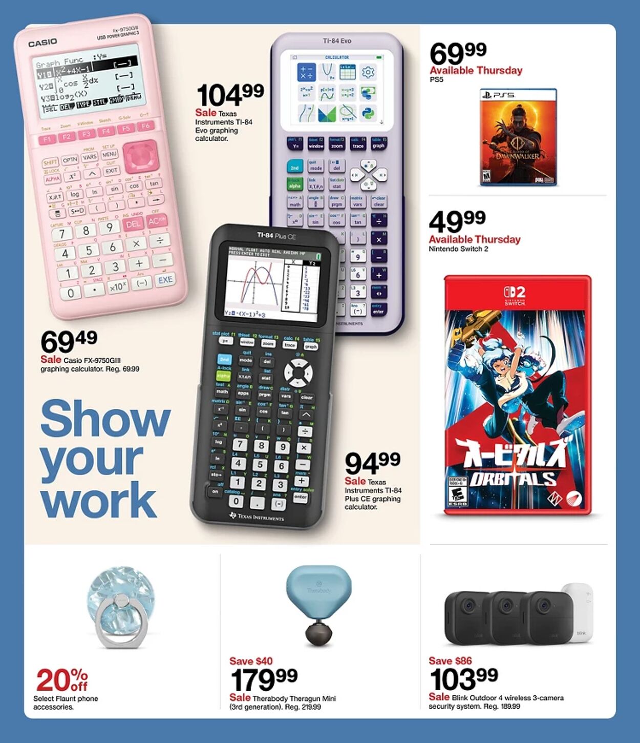Catalogue Target from 08/30/2026