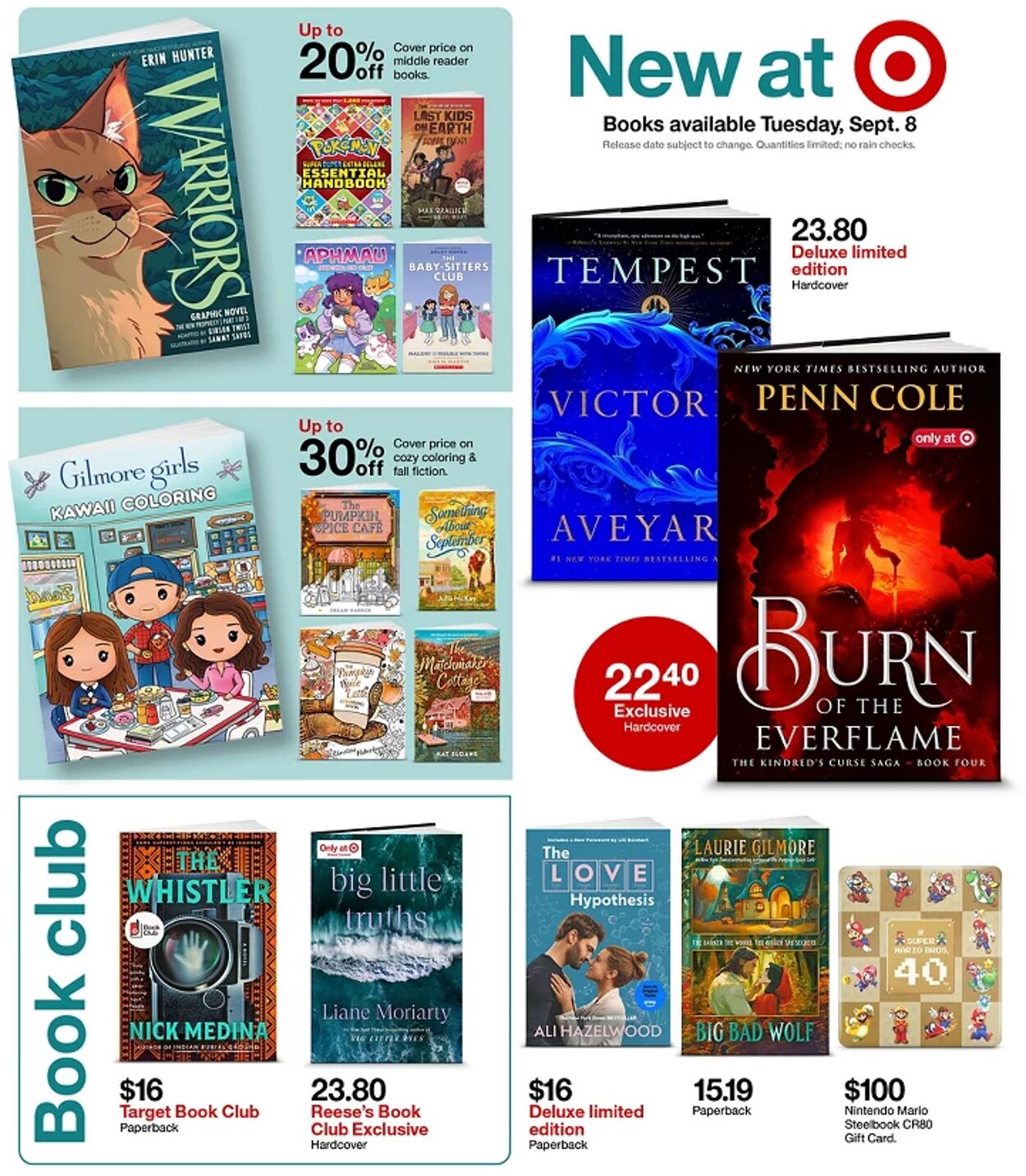 Catalogue Target from 09/06/2026