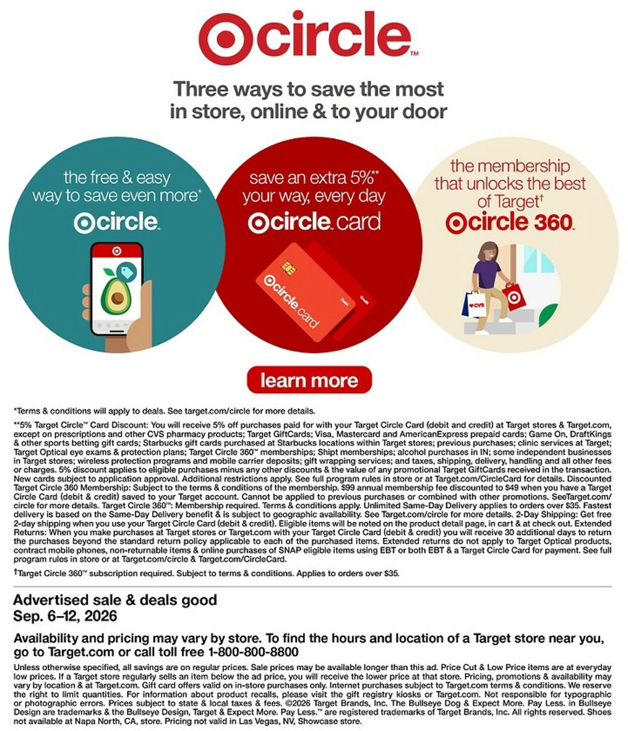 Catalogue Target from 09/06/2026