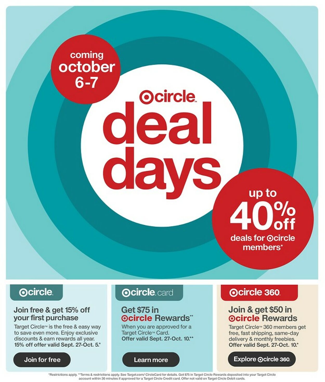 Catalogue Target from 09/27/2026