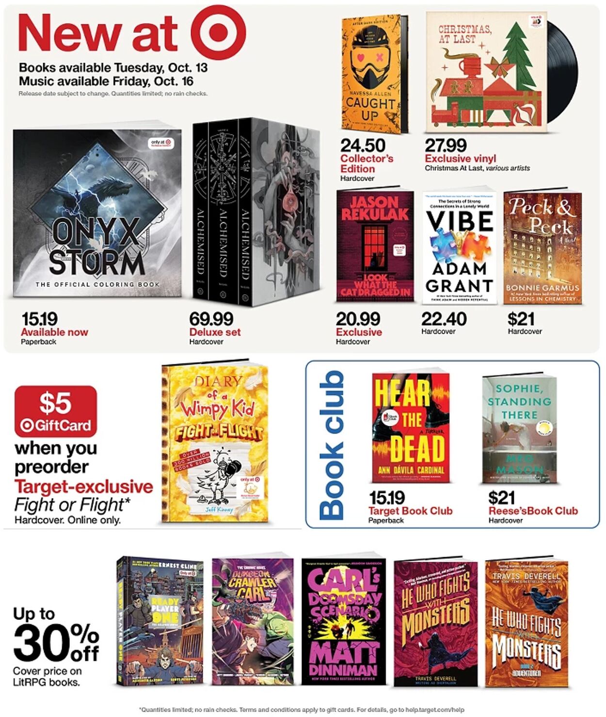 Catalogue Target from 10/11/2026