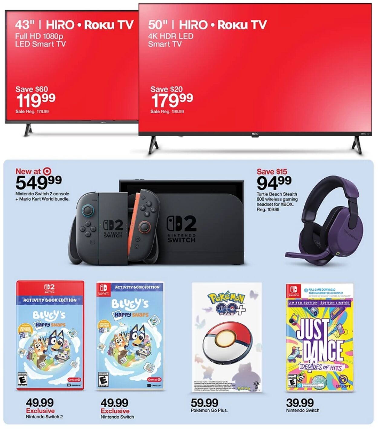 Catalogue Target from 10/11/2026