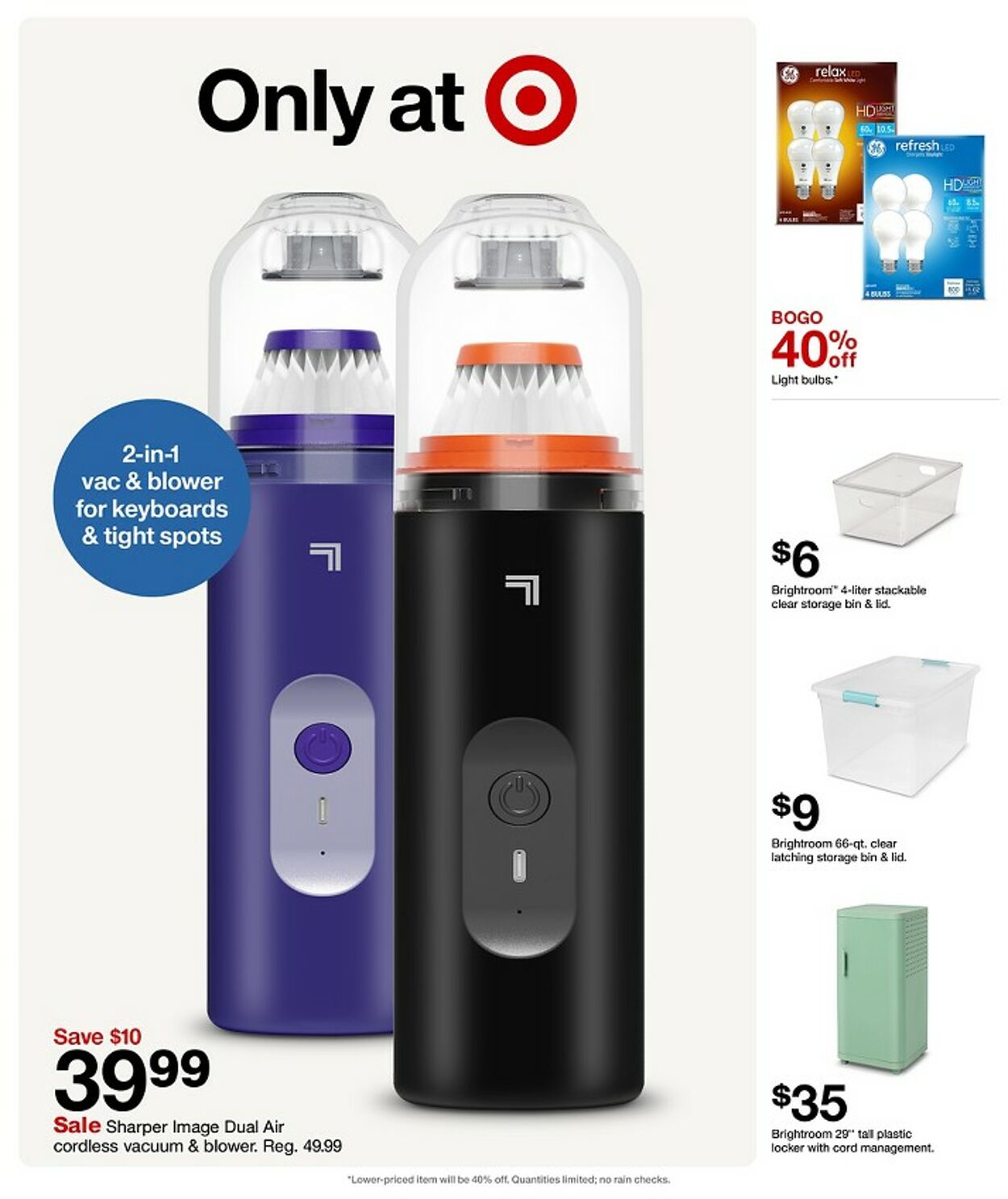 Catalogue Target from 10/18/2026