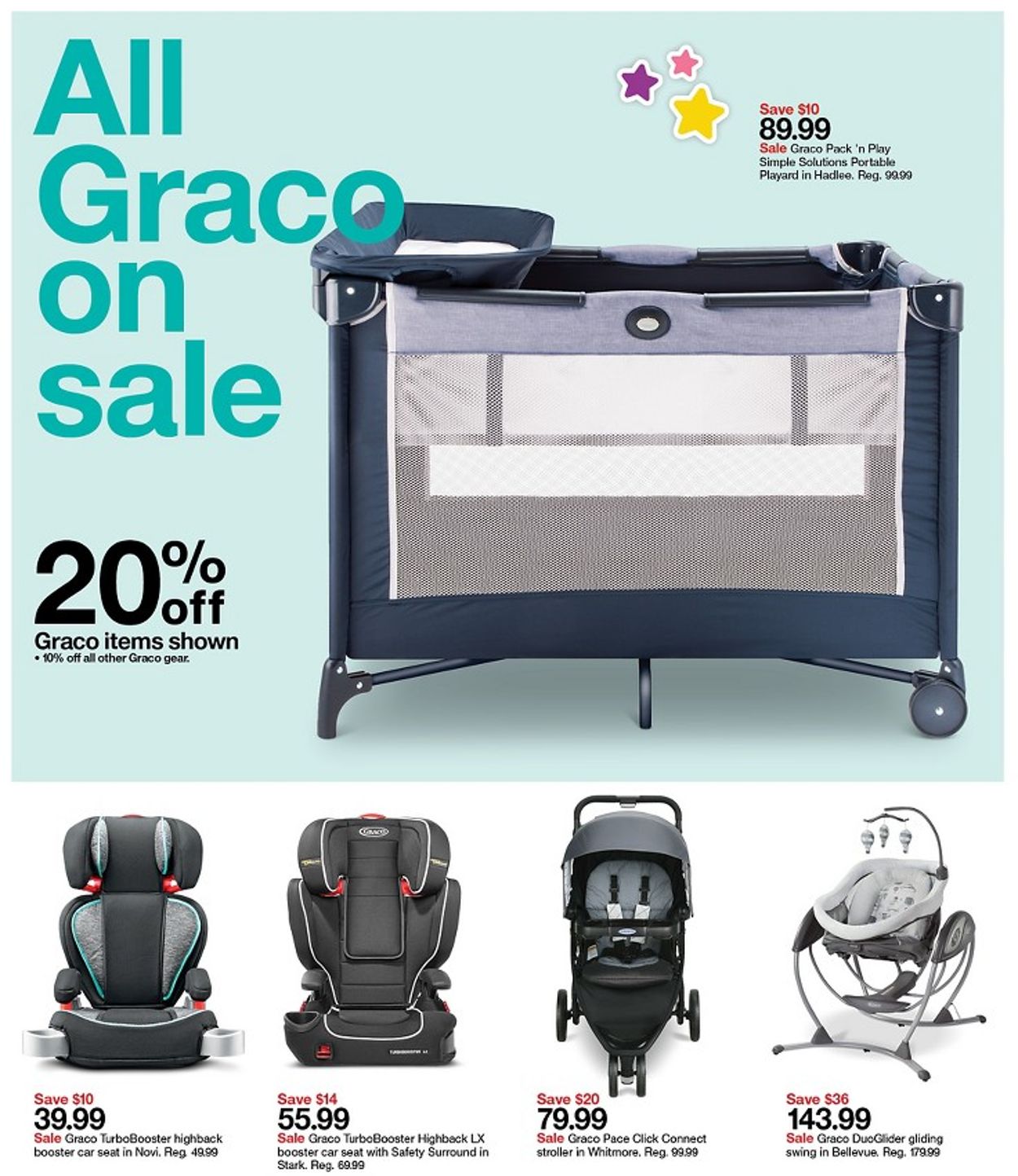 graco pace travel system hadlee