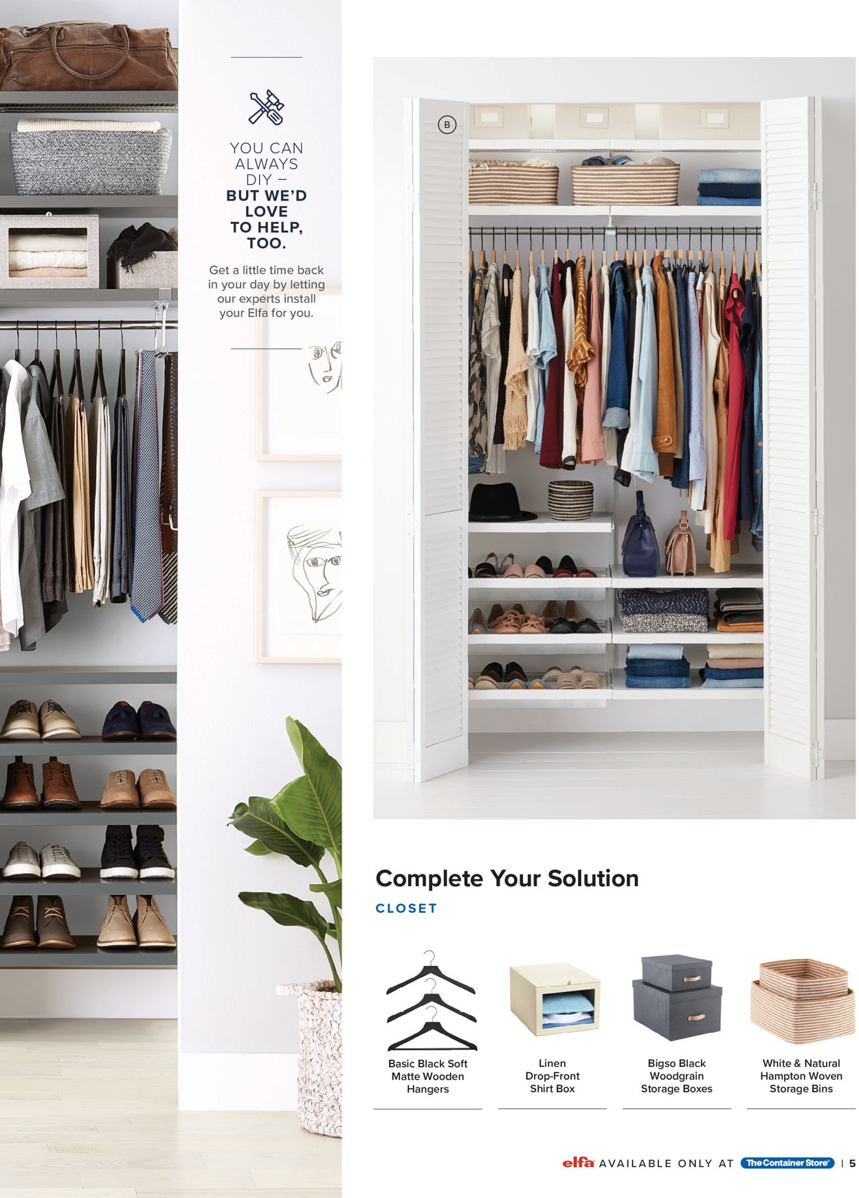 Catalogue The Container Store from 10/20/2019