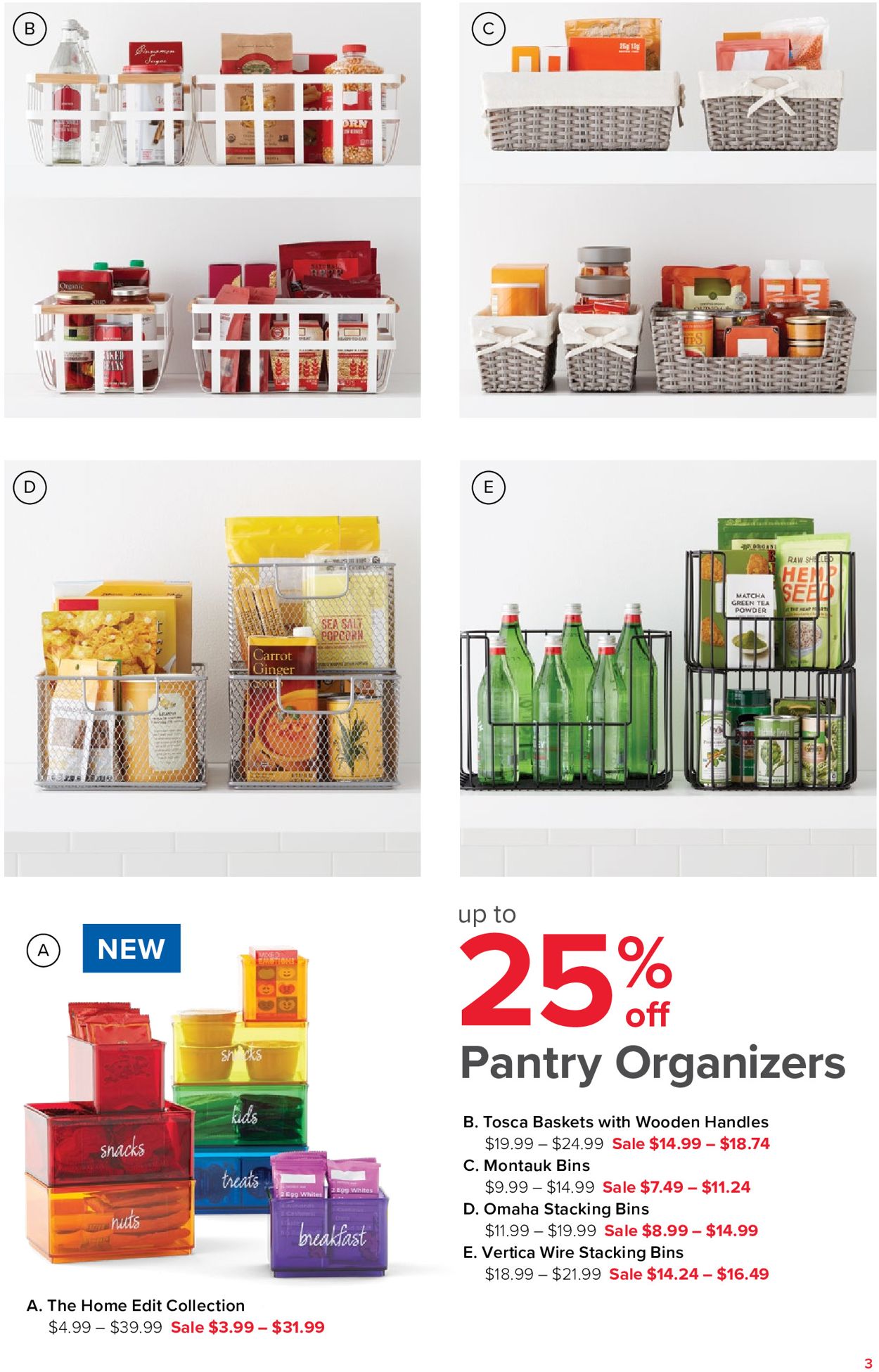 Catalogue The Container Store from 09/01/2019
