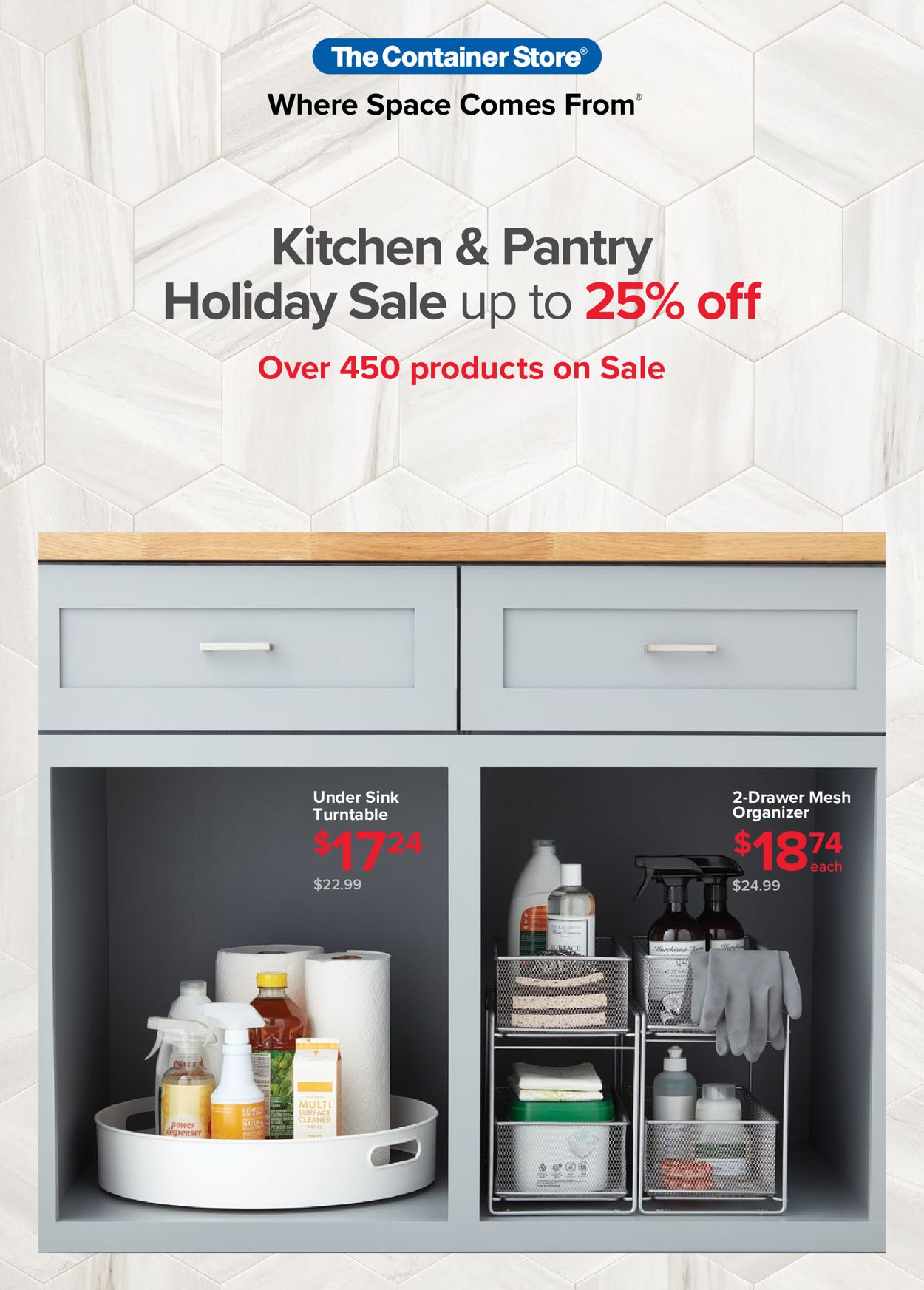 Catalogue The Container Store from 09/01/2019