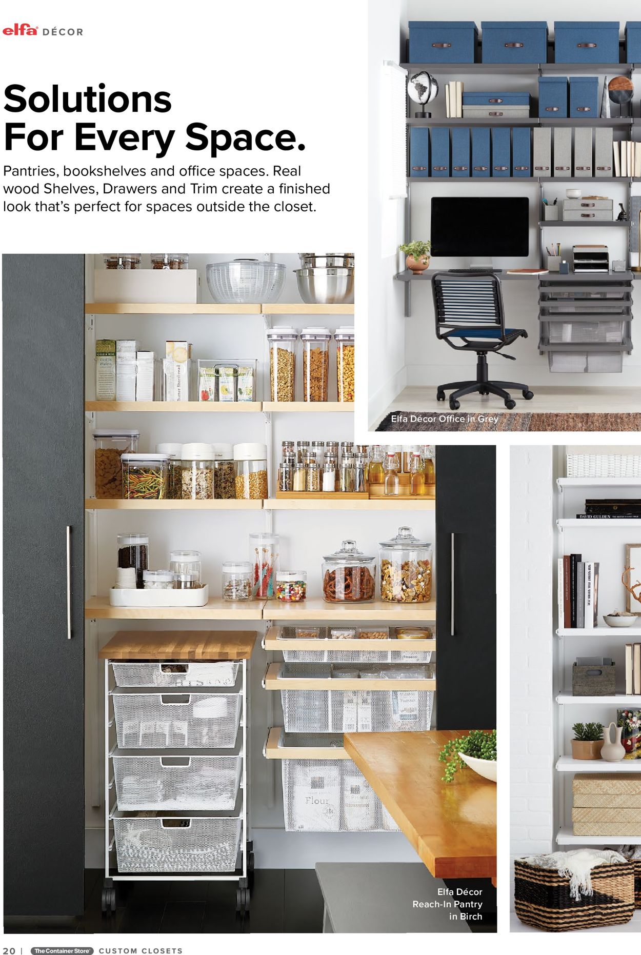 Catalogue The Container Store from 10/01/2019