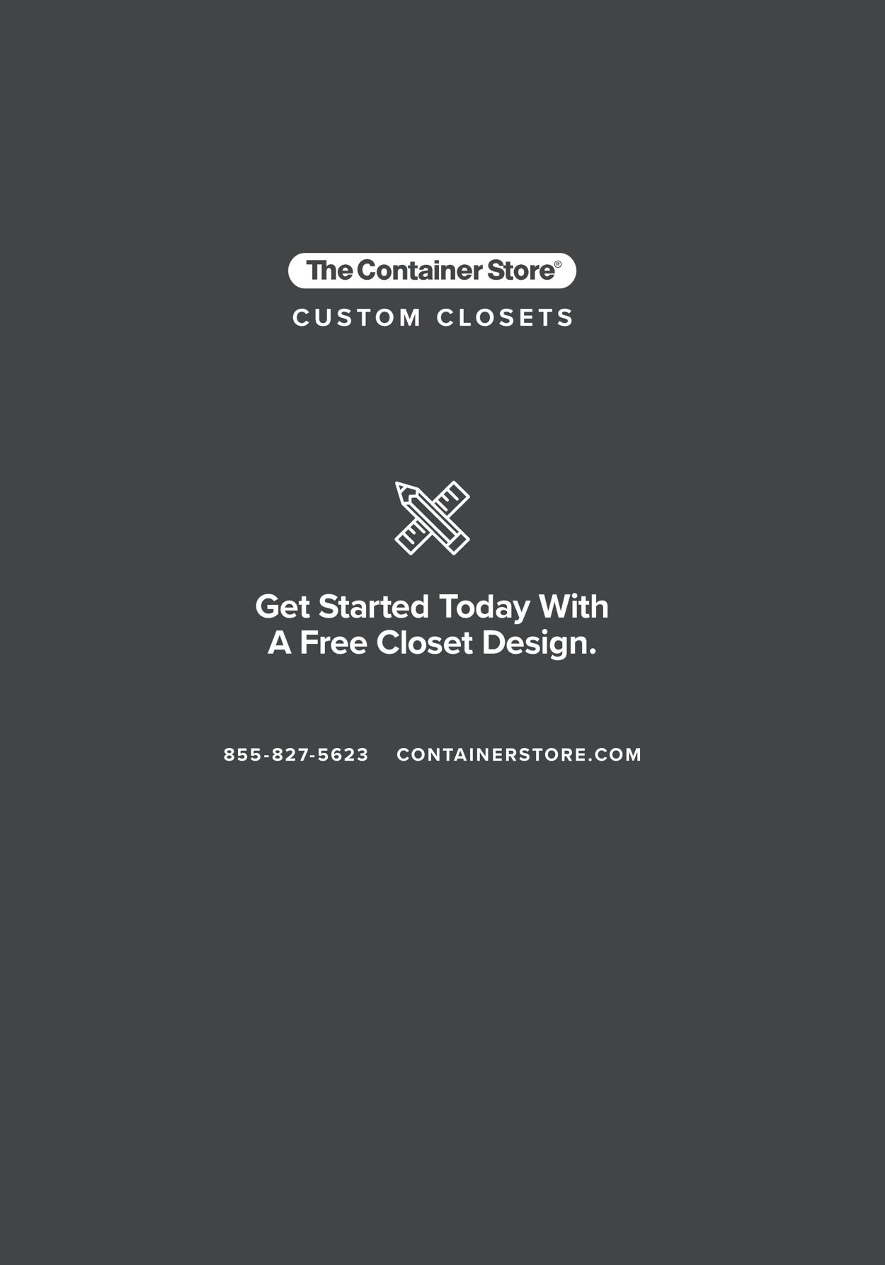 Catalogue The Container Store from 10/01/2019