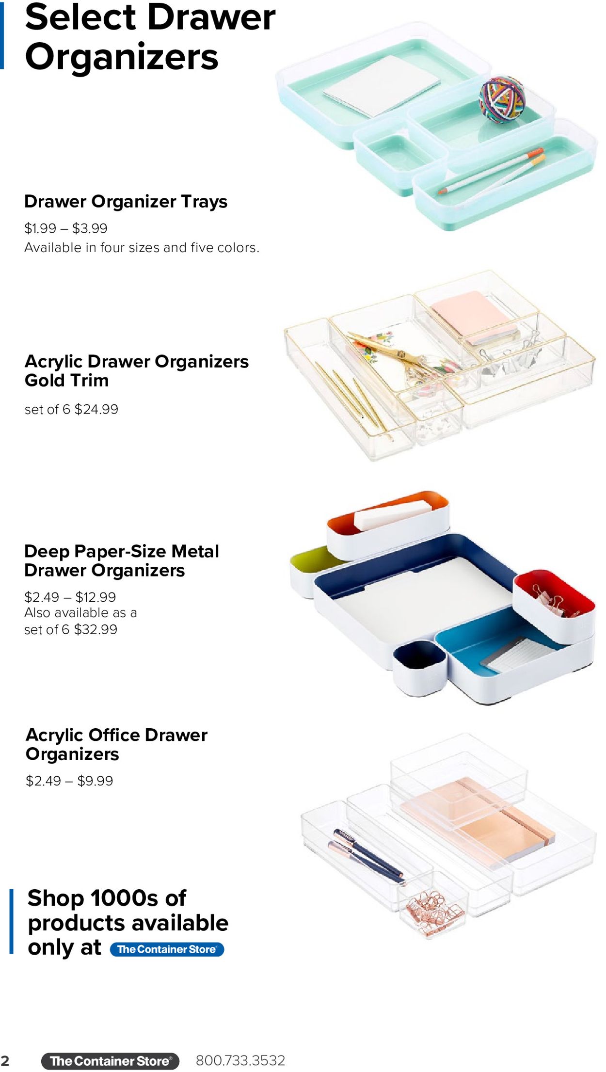 Catalogue The Container Store from 09/01/2020
