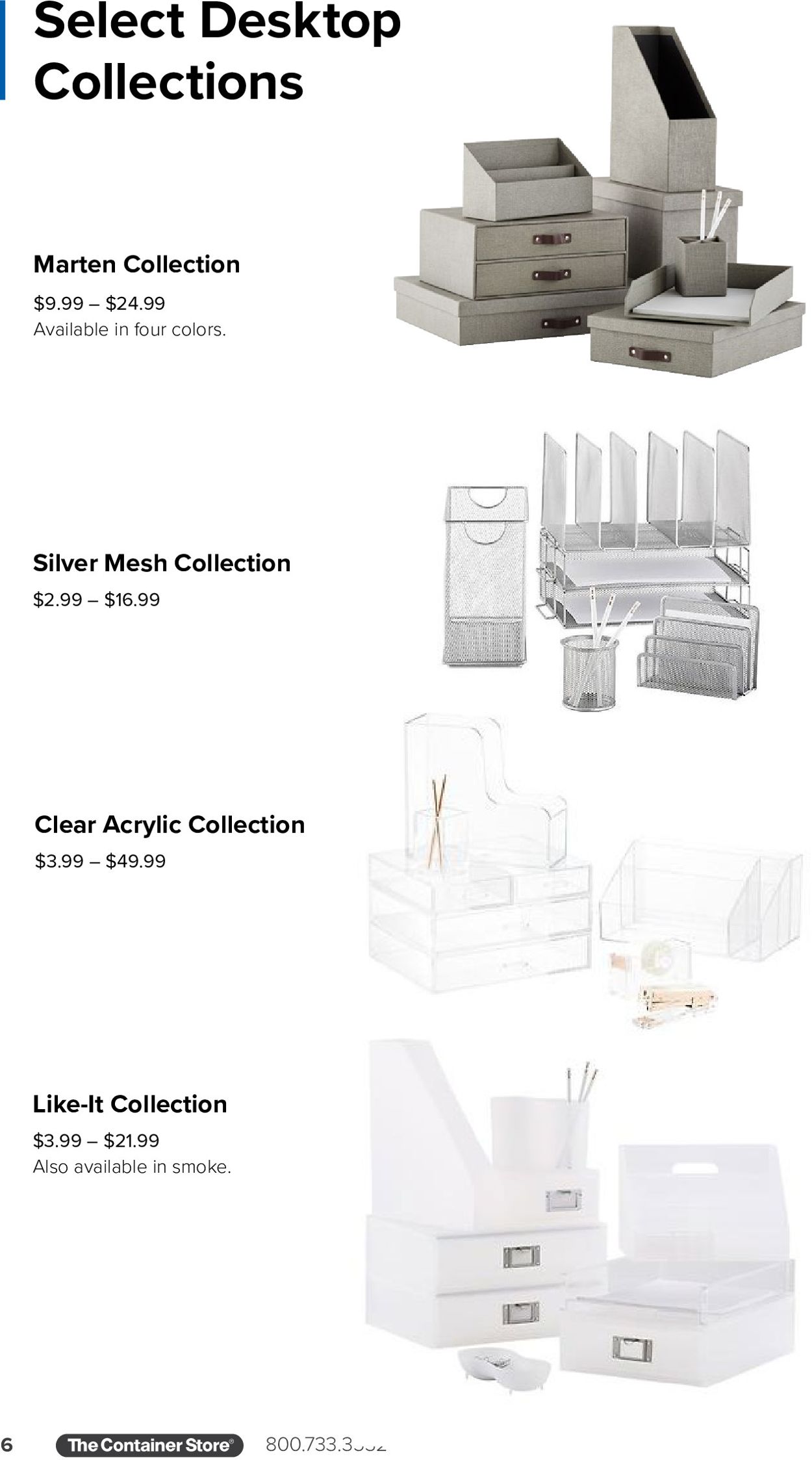 Catalogue The Container Store from 09/01/2020