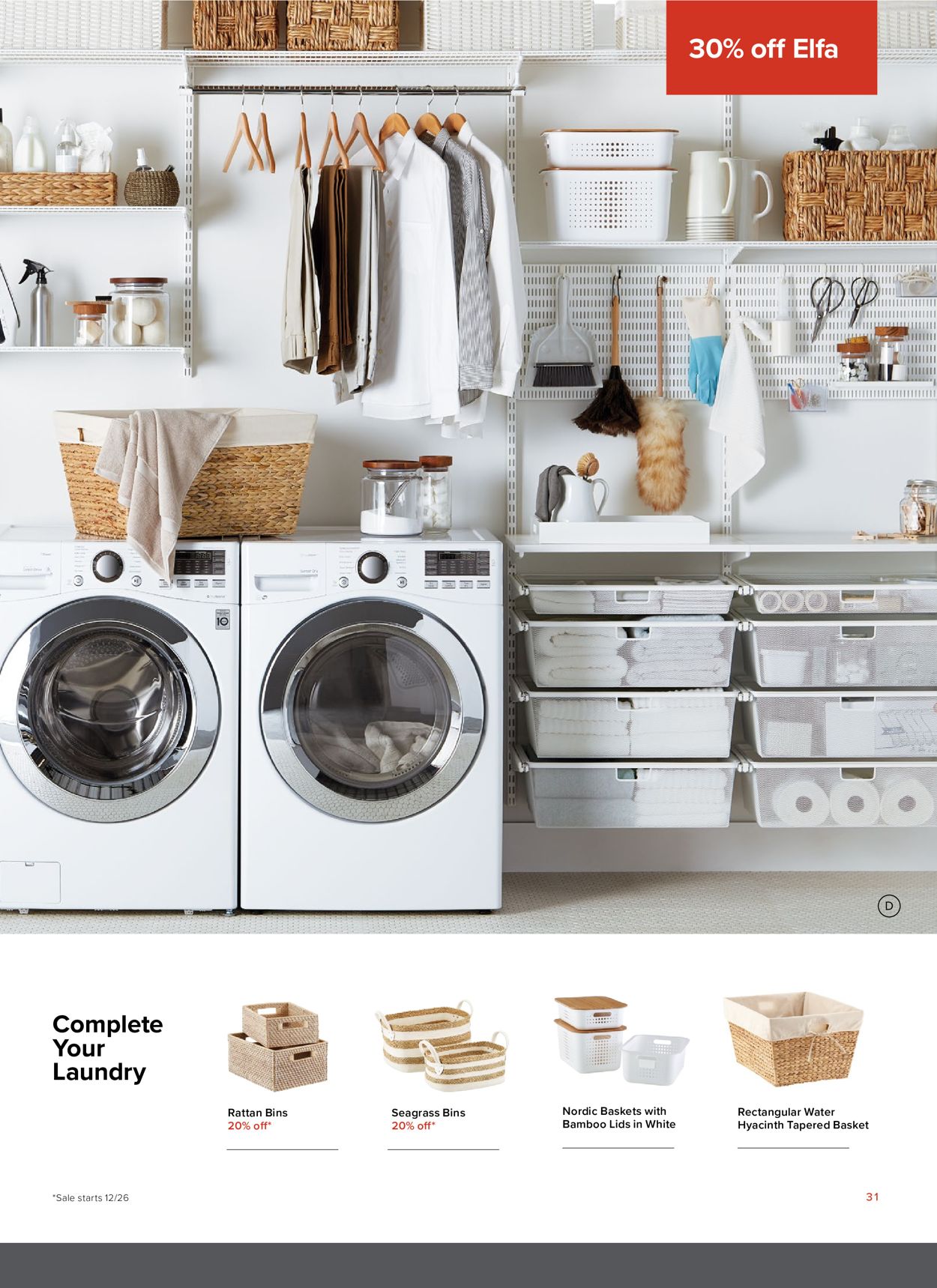 Catalogue The Container Store Sale Catalog 2020/2021 from 12/26/2020
