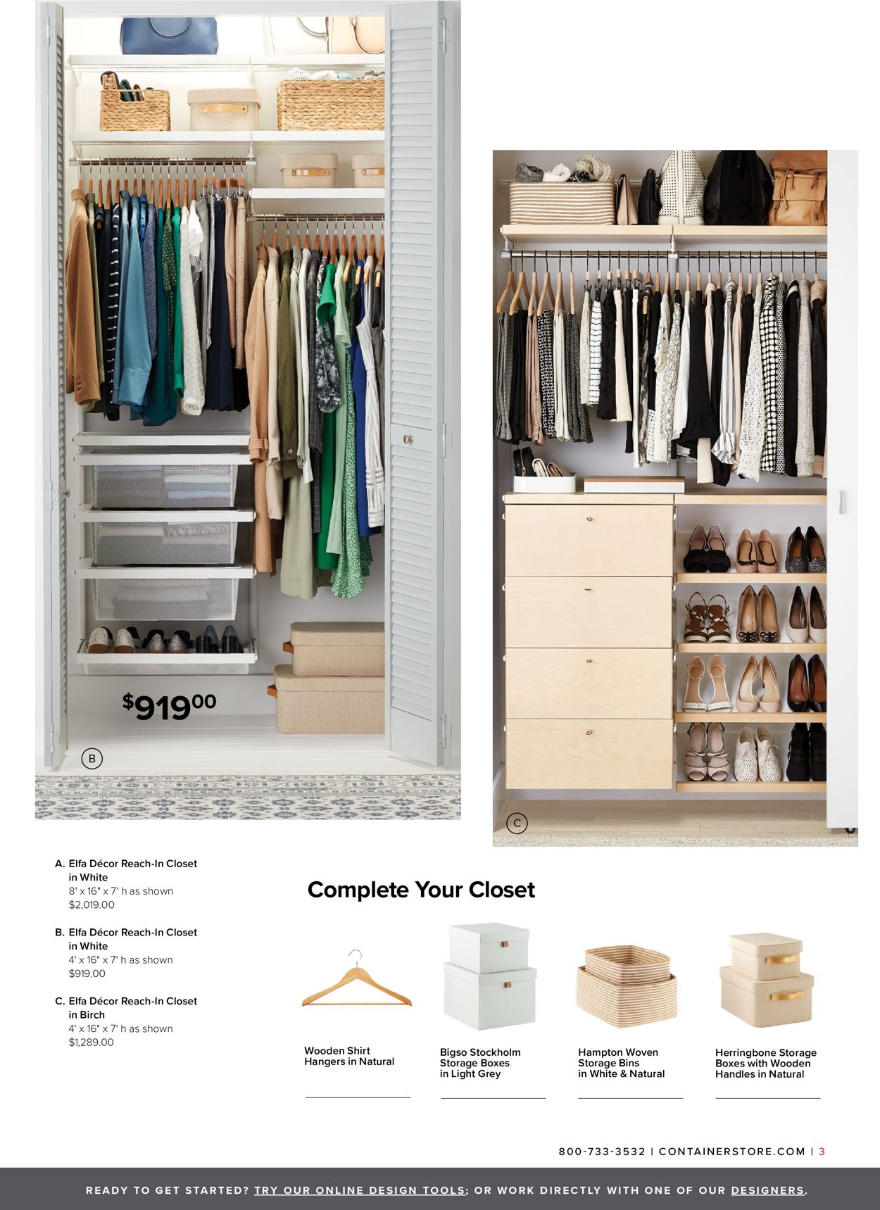 Catalogue The Container Store from 02/24/2021