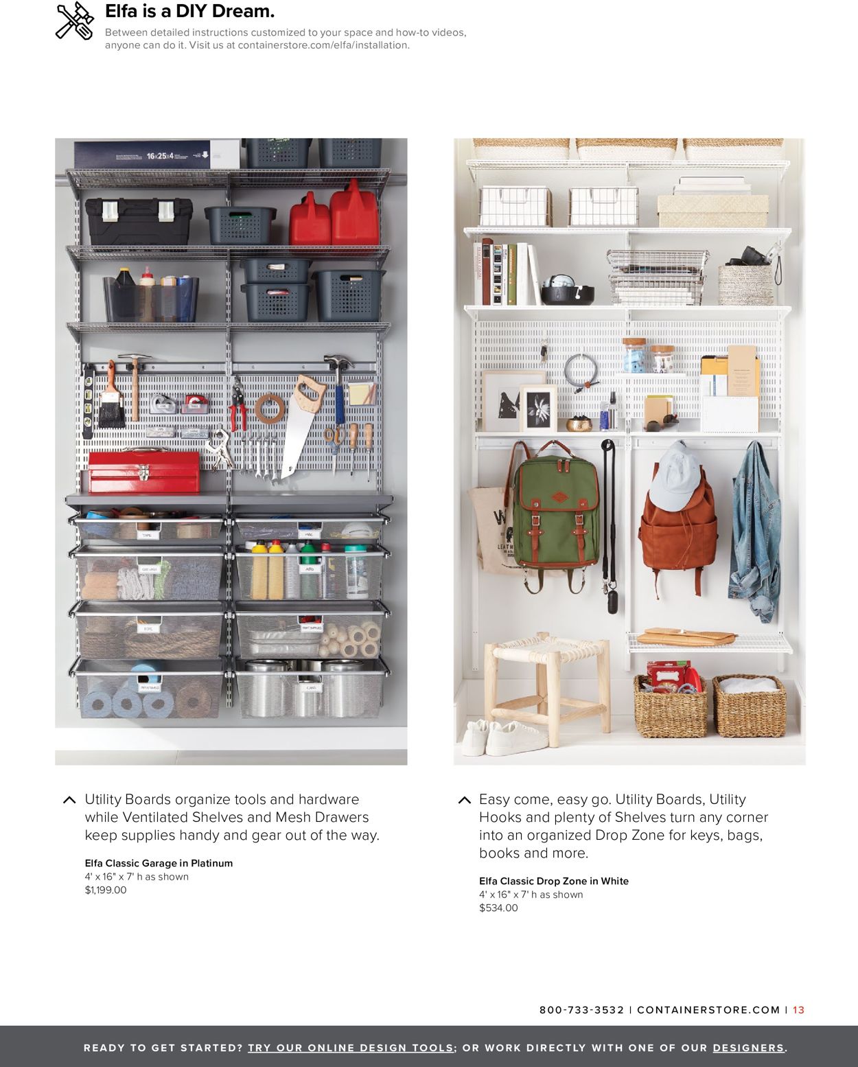 Catalogue The Container Store from 02/24/2021