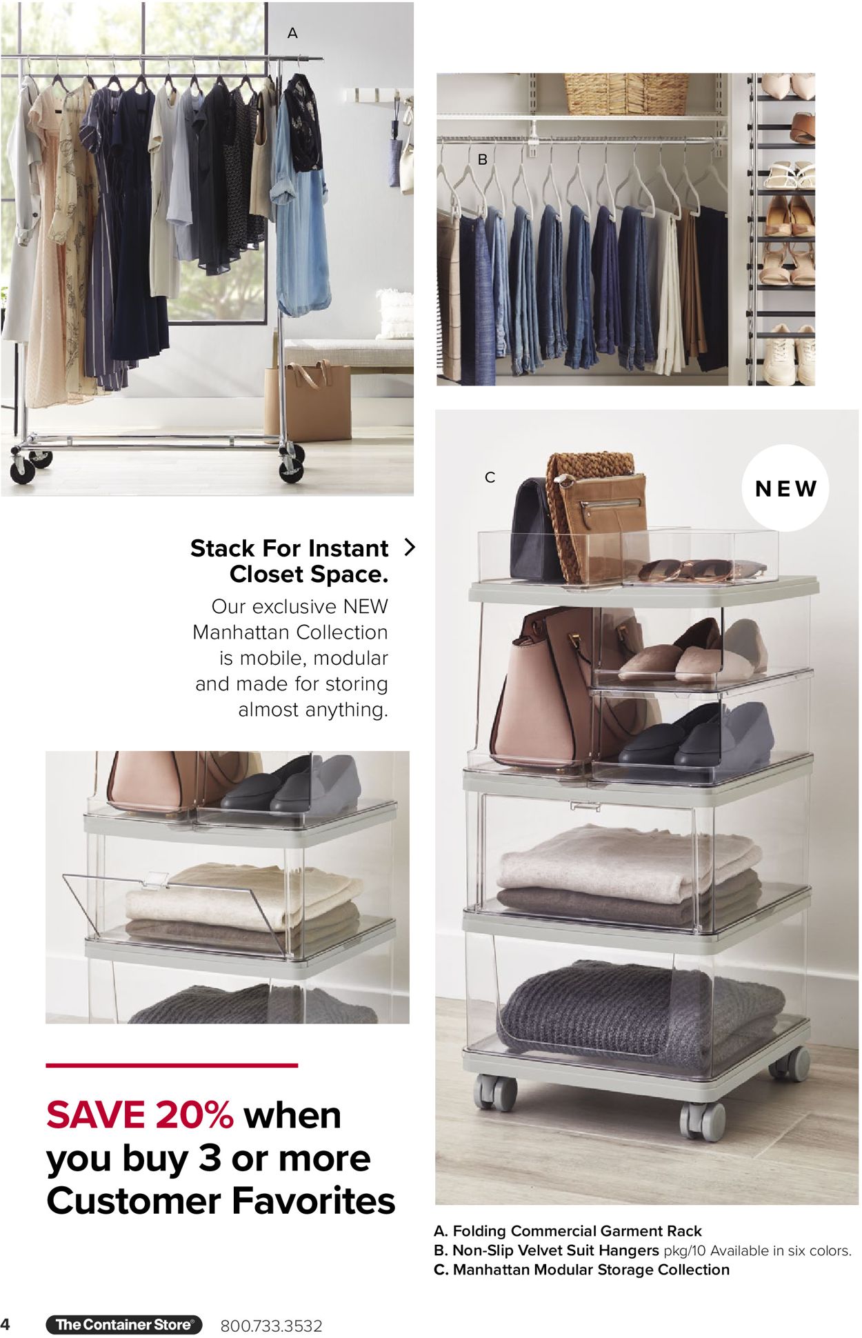 Catalogue The Container Store from 07/19/2021