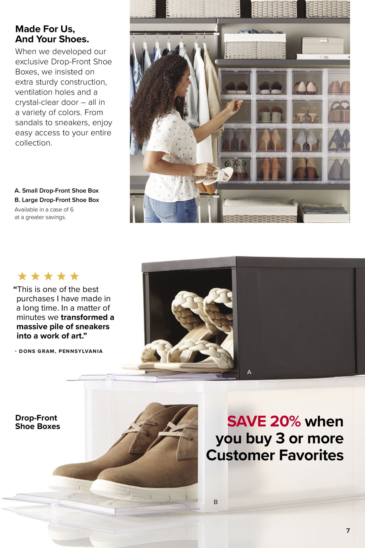 Catalogue The Container Store from 07/19/2021