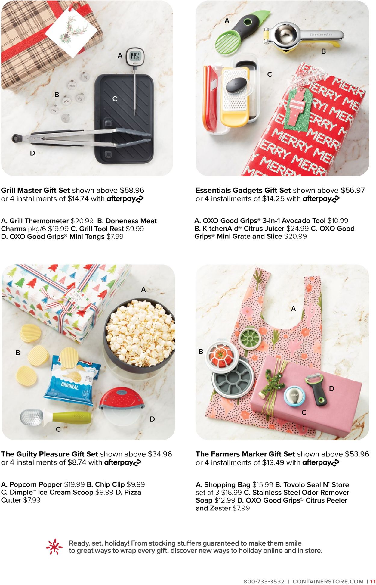 Catalogue The Container Store HOLIDAY 2021 from 10/20/2021