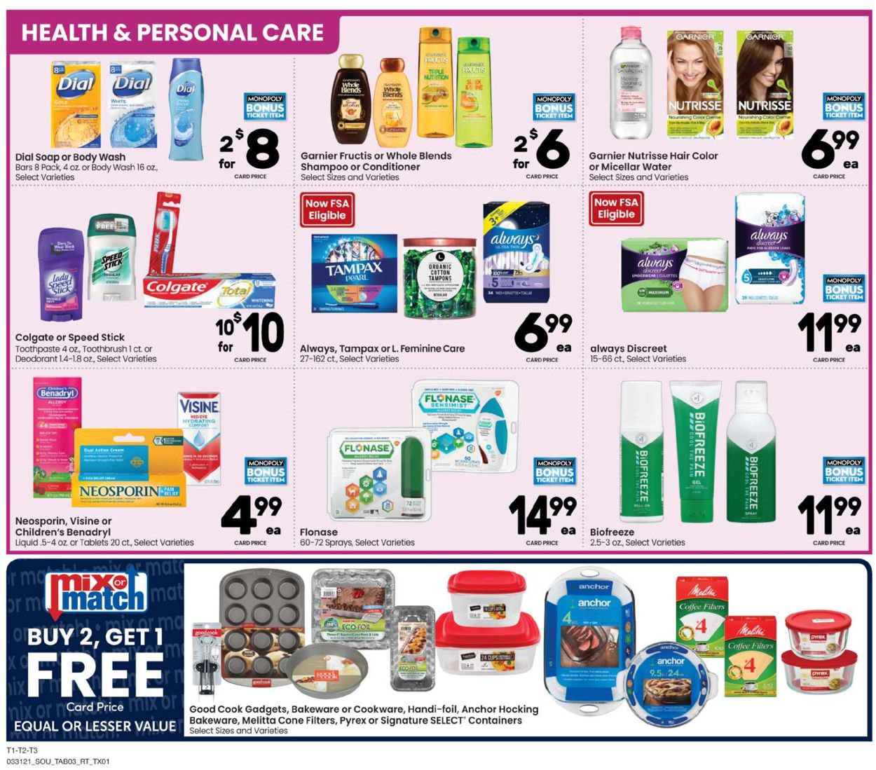 Catalogue Tom Thumb - Easter 2021 Ad from 03/31/2021