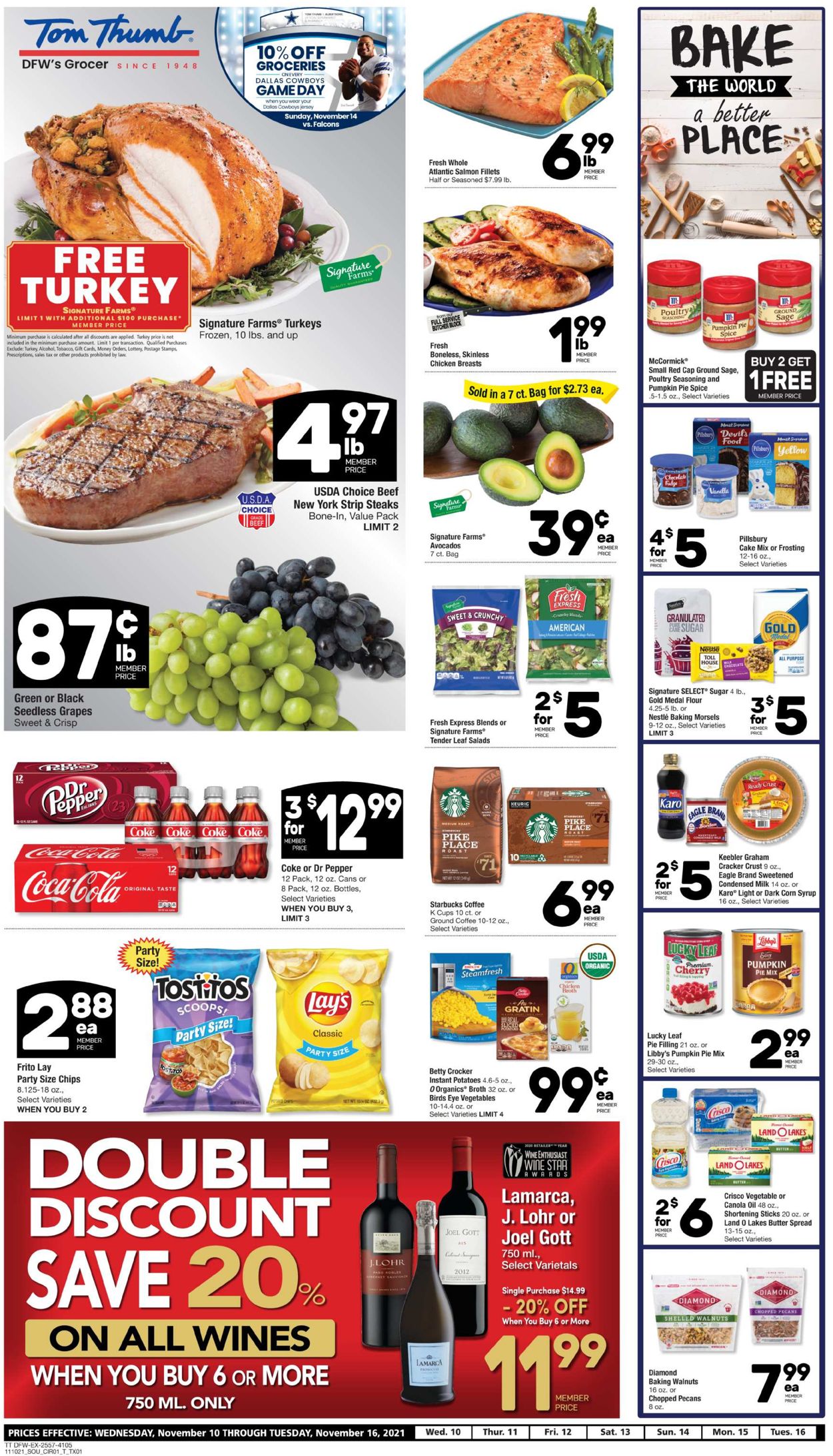 Tom Thumb Current weekly ad 11/10 11/16/2021
