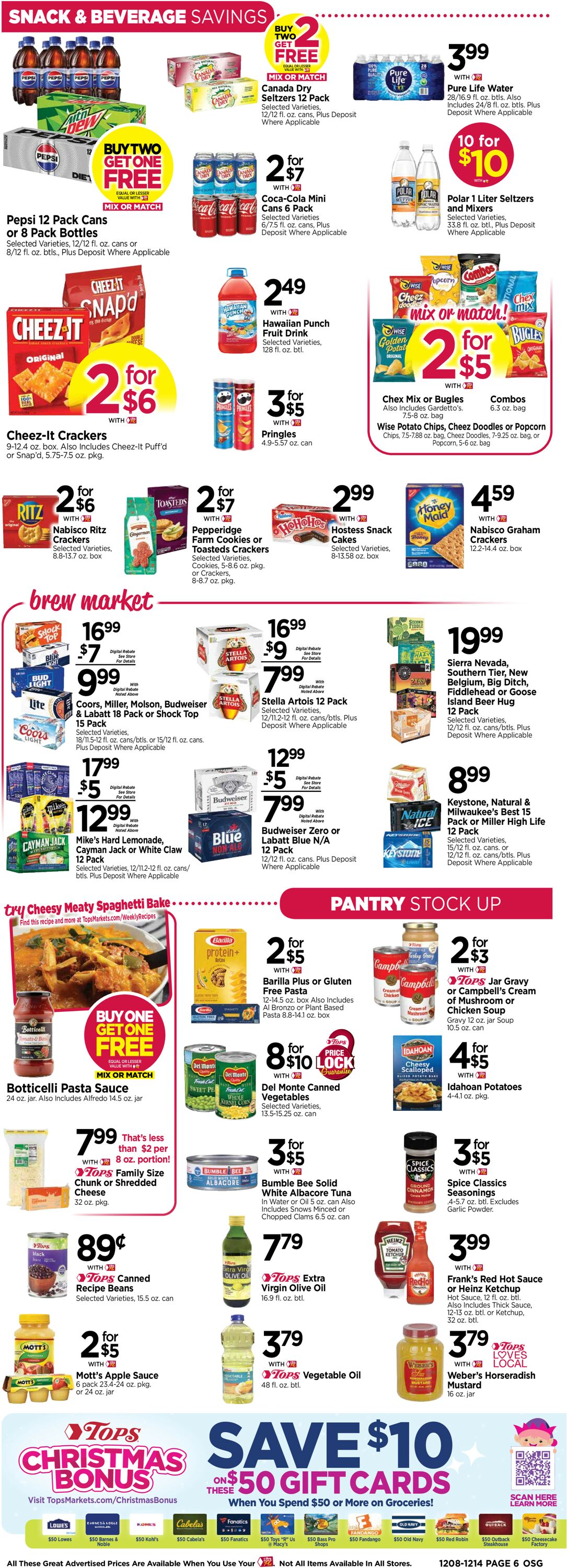 Catalogue Tops Friendly Markets from 12/08/2024