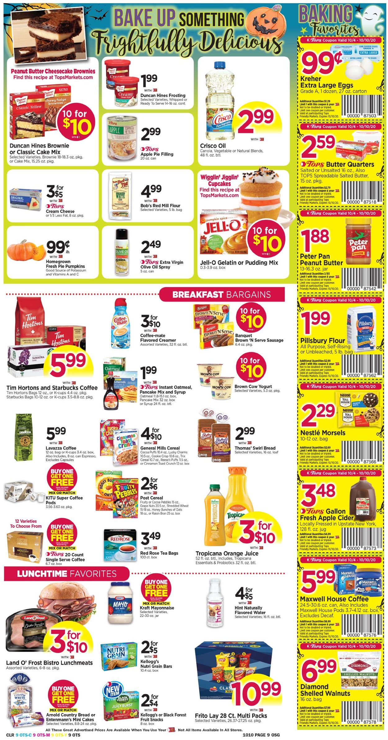 Tops Friendly Markets Current weekly ad 10/04 - 10/10/2020 [9 ...
