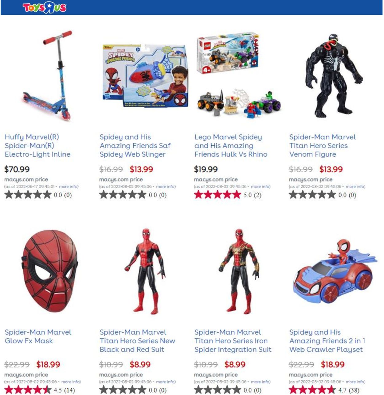 Catalogue Toys''R''Us from 08/04/2022