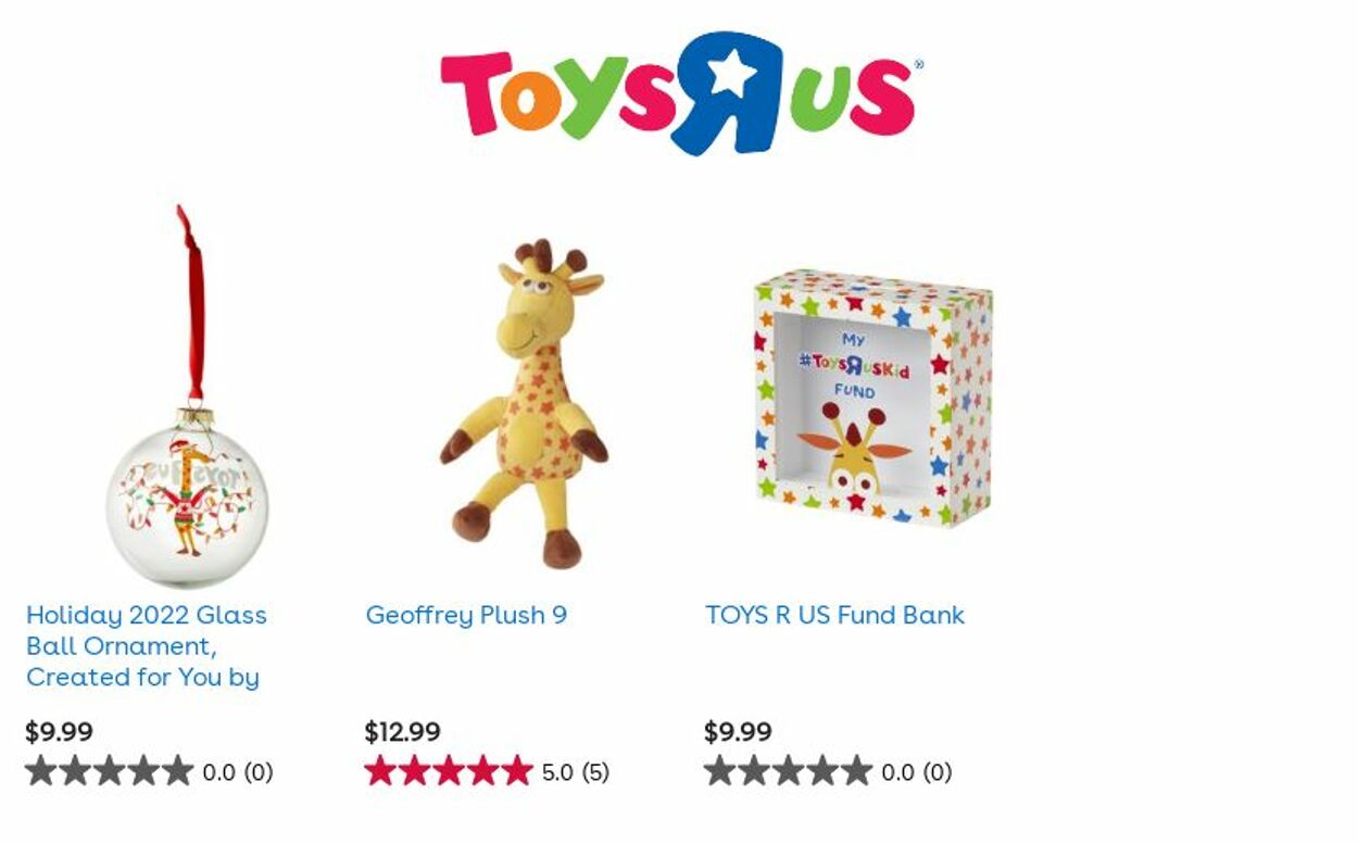 Catalogue Toys''R''Us from 12/09/2022
