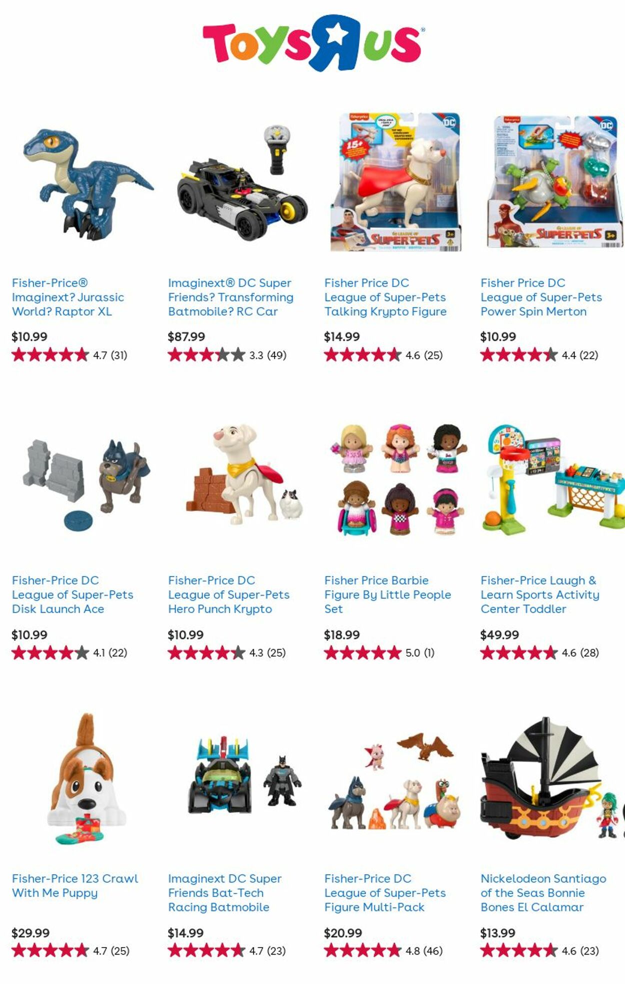 Catalogue Toys''R''Us from 01/20/2023