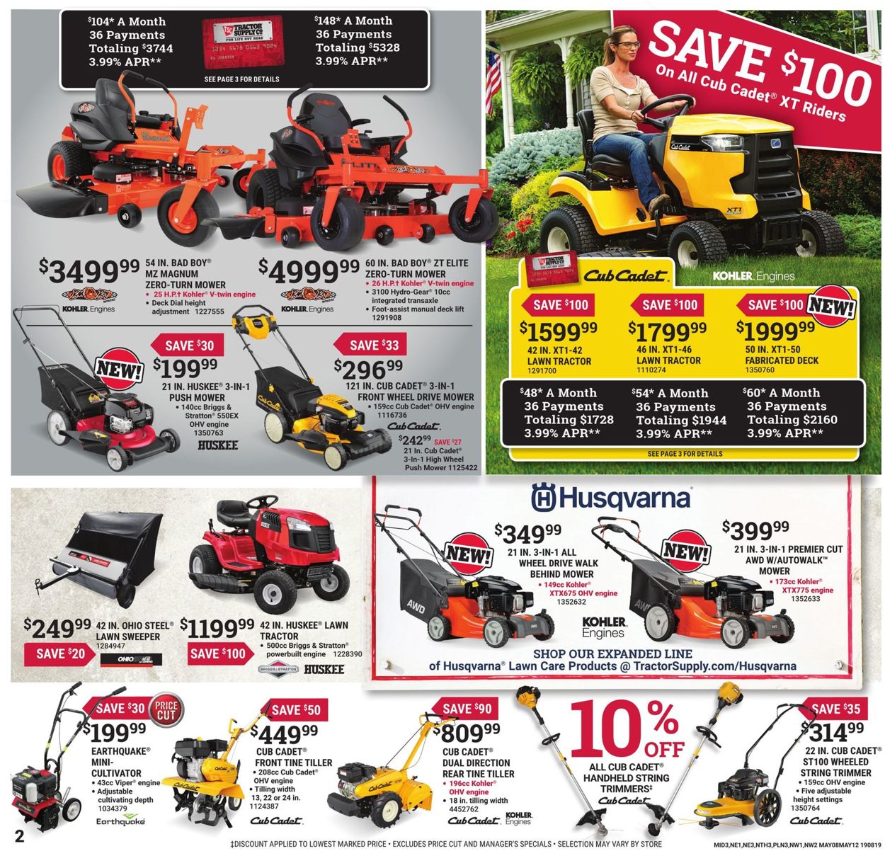 Catalogue Tractor Supply from 05/08/2019