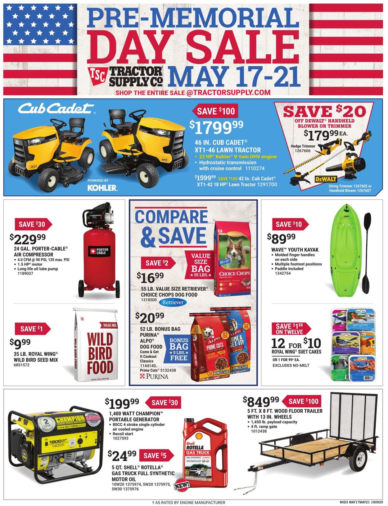 Catalogue Tractor Supply from 05/17/2019