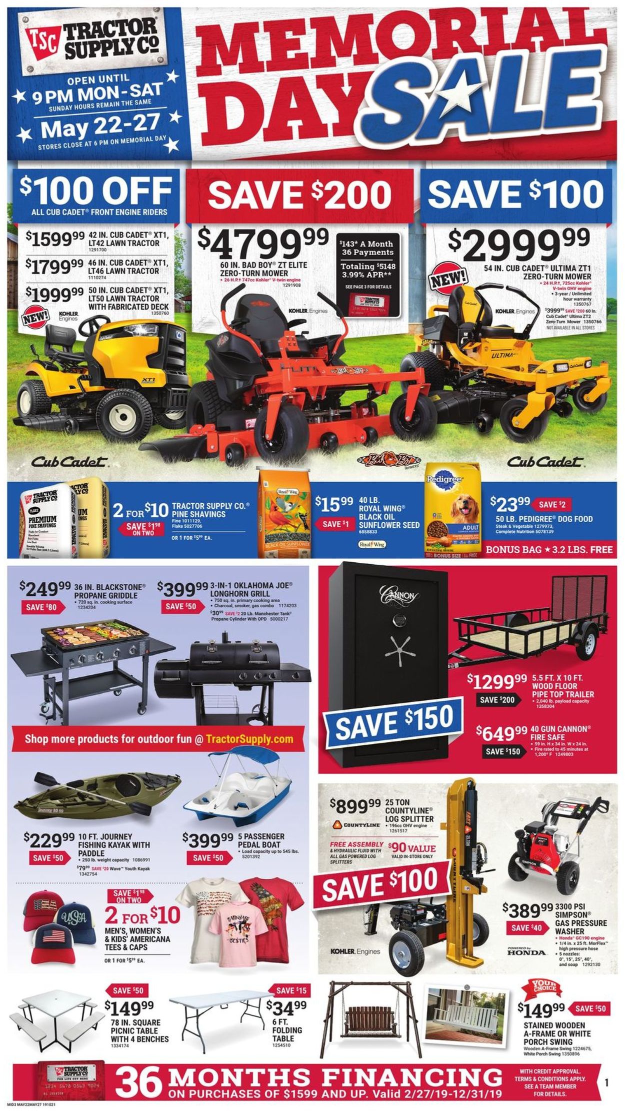 Tractor Supply Current weekly ad 05/22 05/27/2019