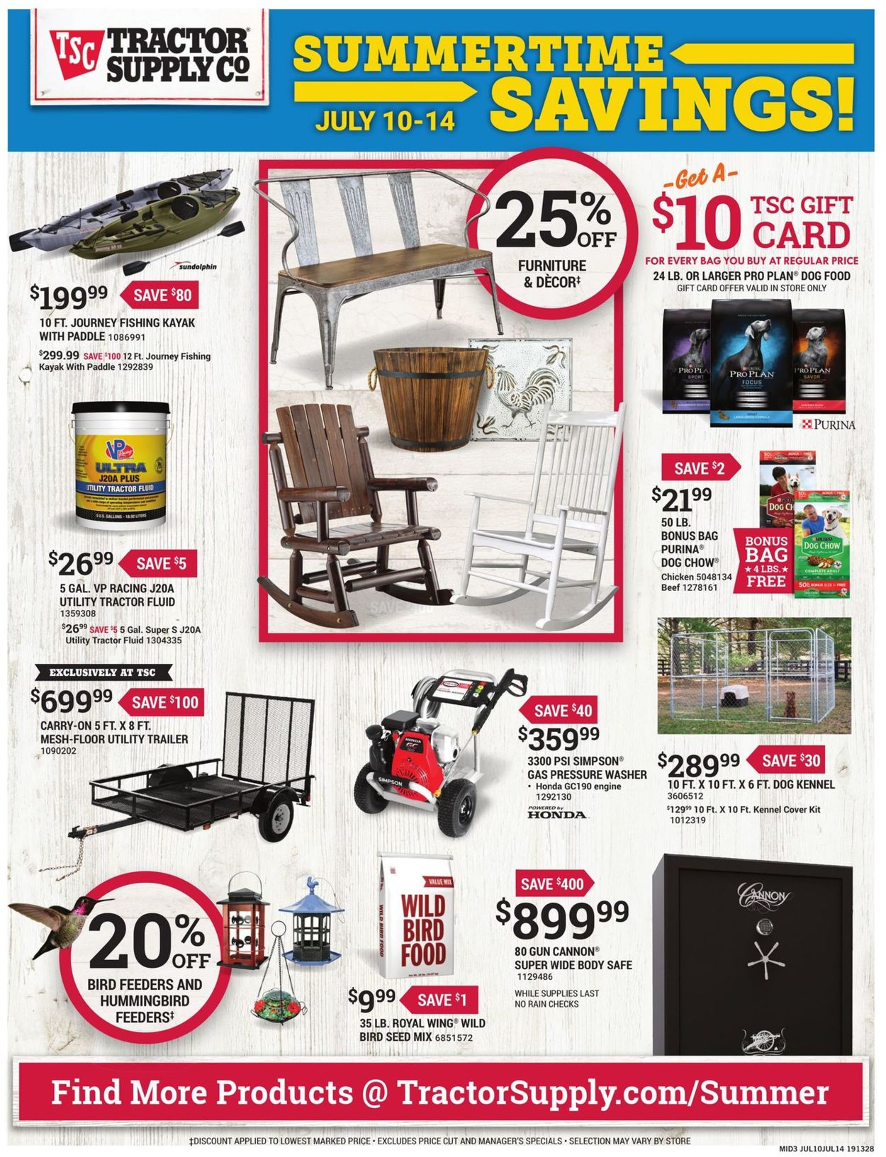 Catalogue Tractor Supply from 07/10/2019