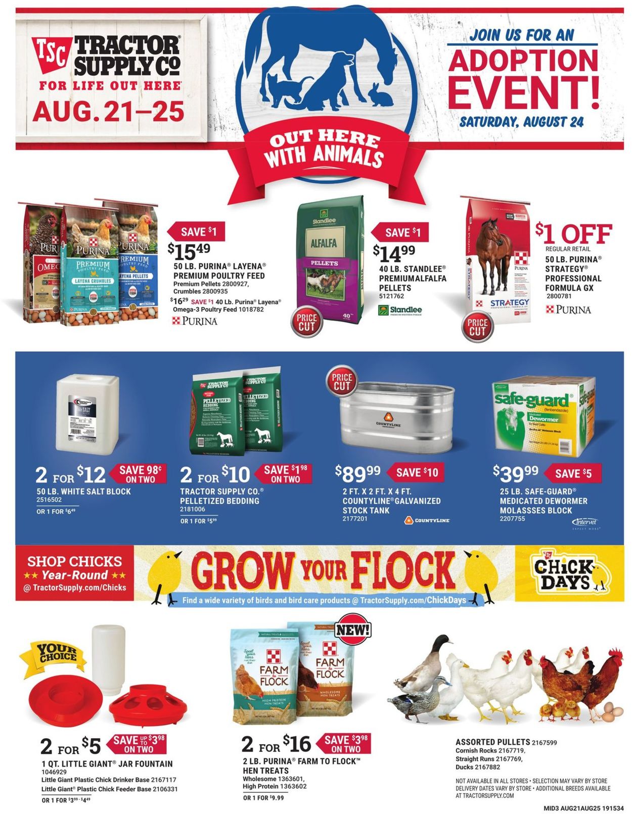 Catalogue Tractor Supply from 08/21/2019