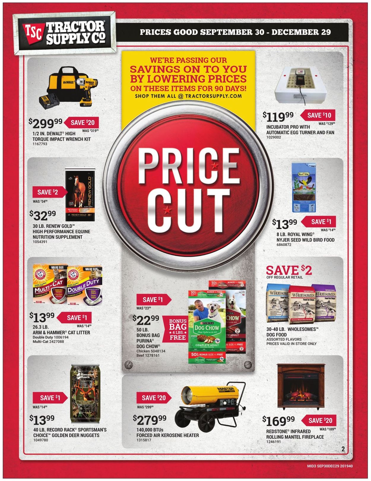 Catalogue Tractor Supply from 09/30/2019