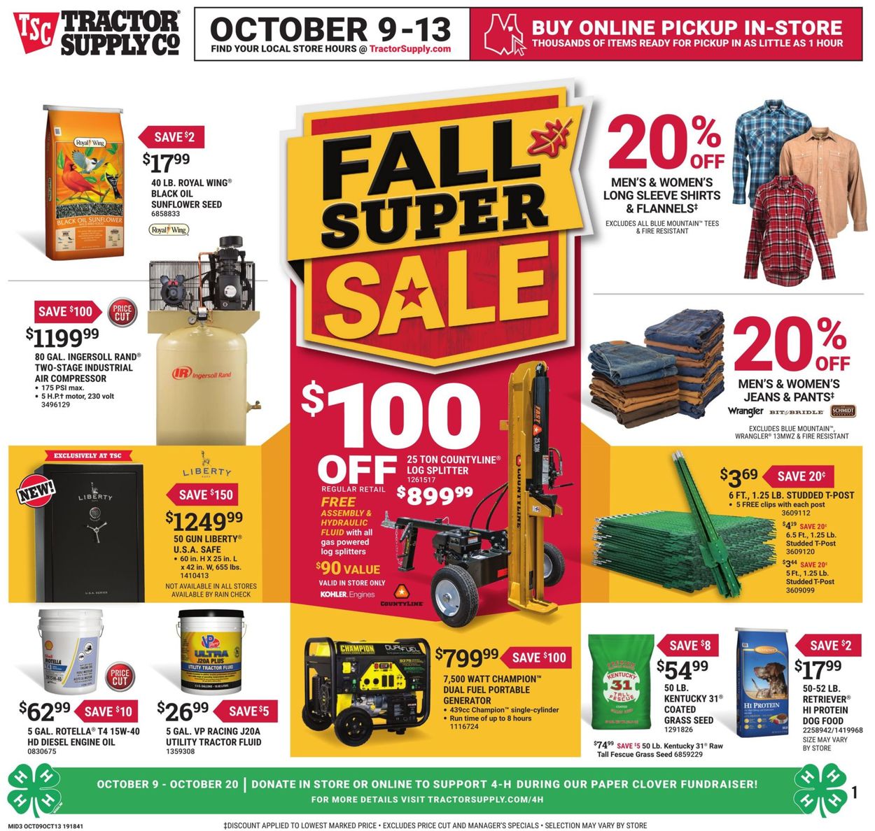 Catalogue Tractor Supply from 10/09/2019