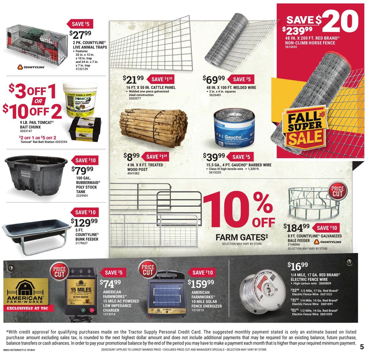 Catalogue Tractor Supply from 10/09/2019