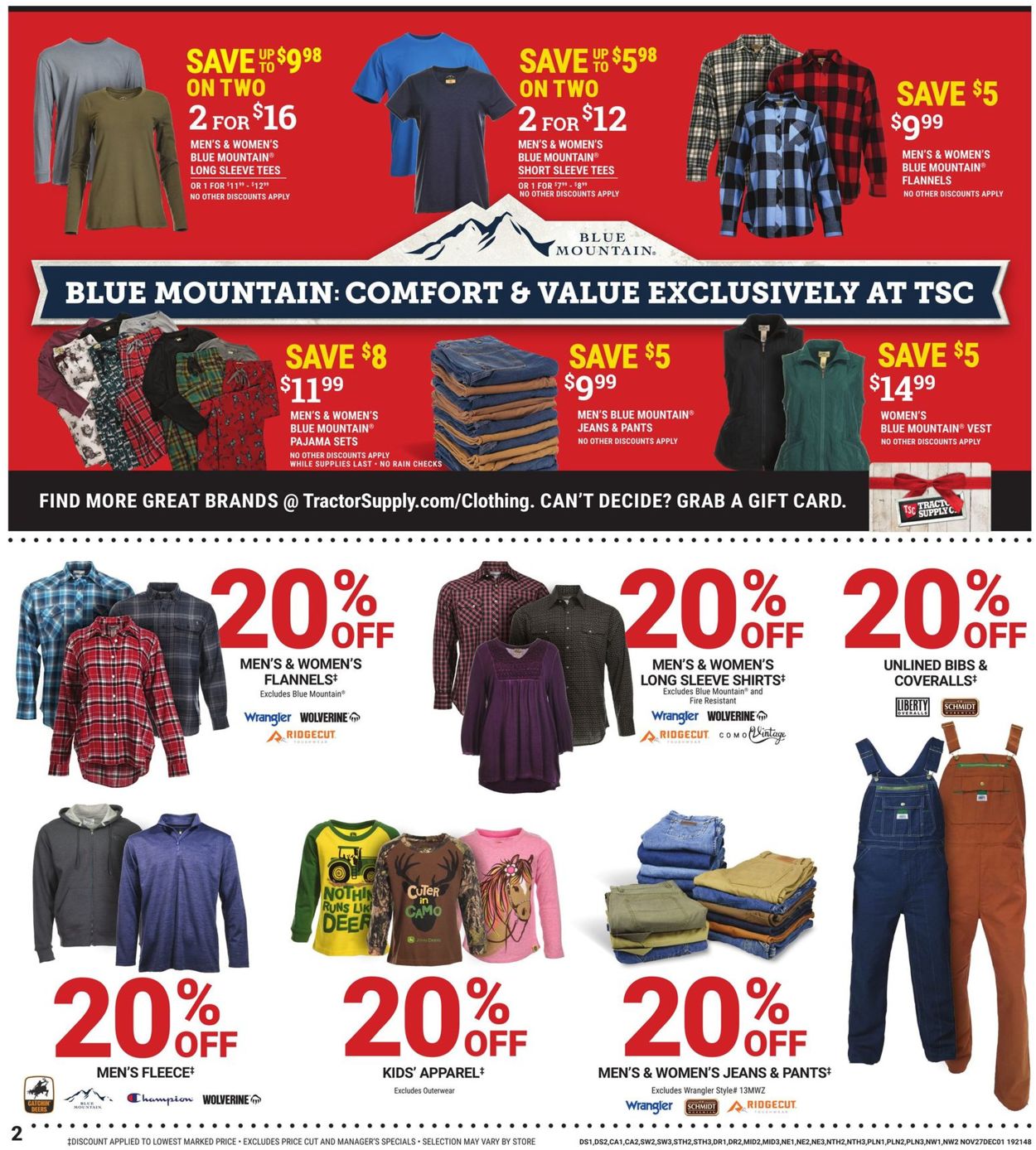 Catalogue Tractor Supply - Black Friday Ad 2019 from 11/27/2019.