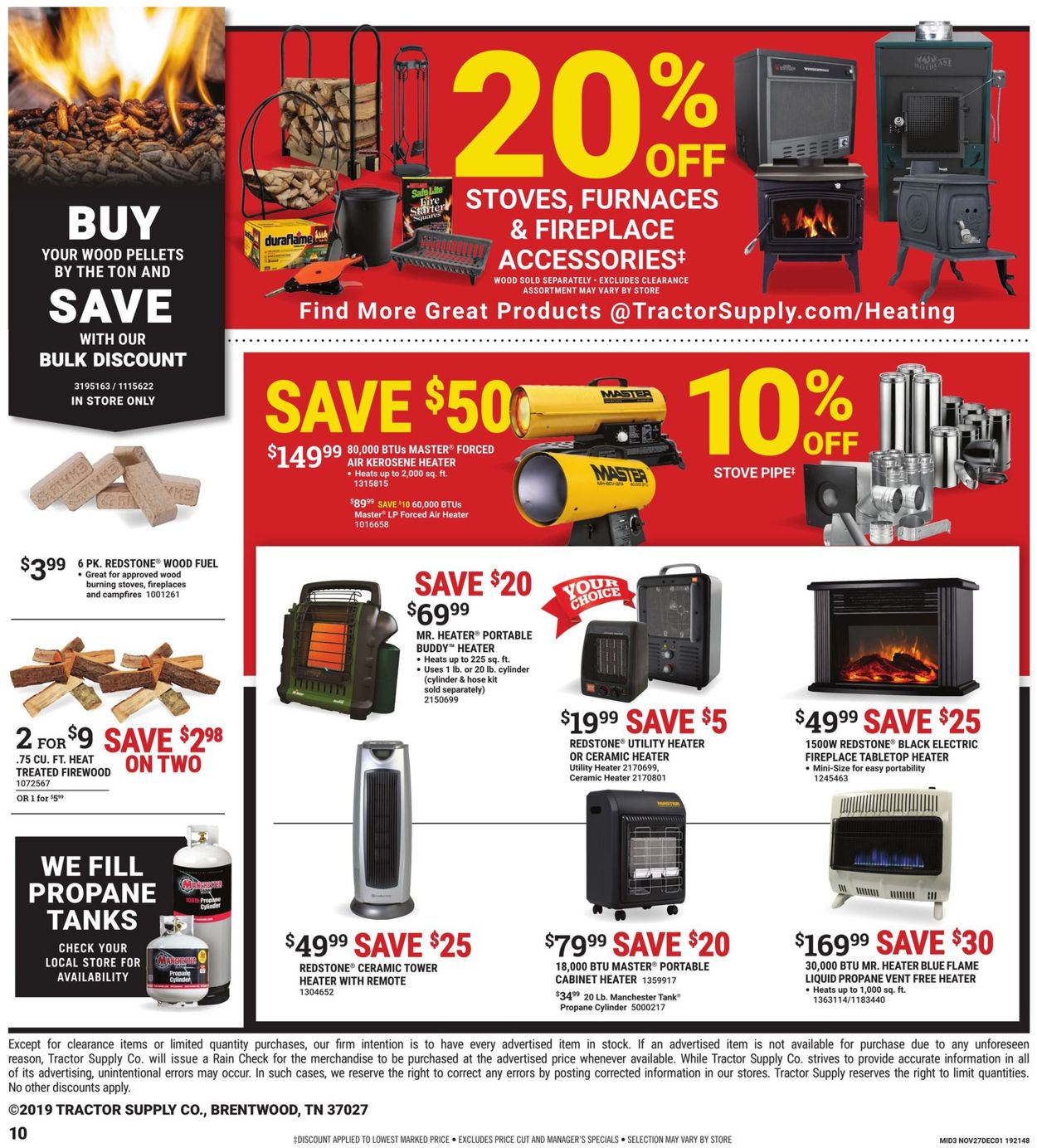Catalogue Tractor Supply - Black Friday Ad 2019 from 11/27/2019